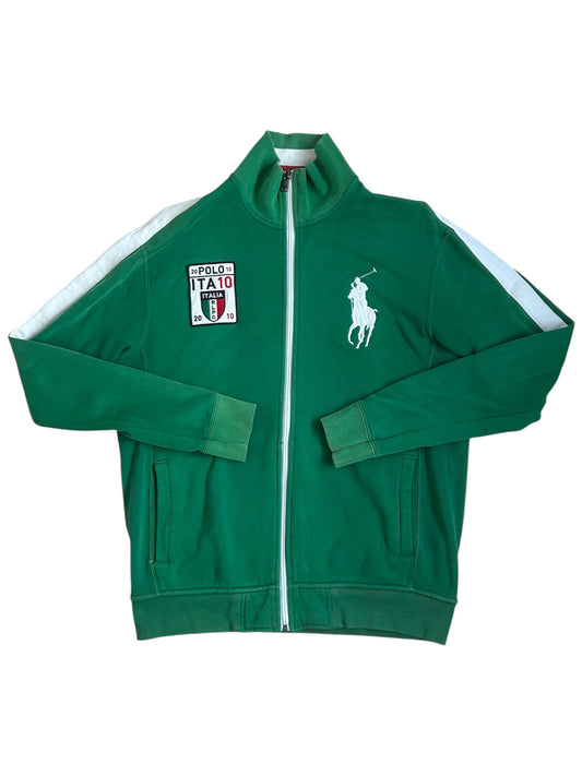 Pull zippé Polo Ralph Lauren Big Pony « ITALIE » Country