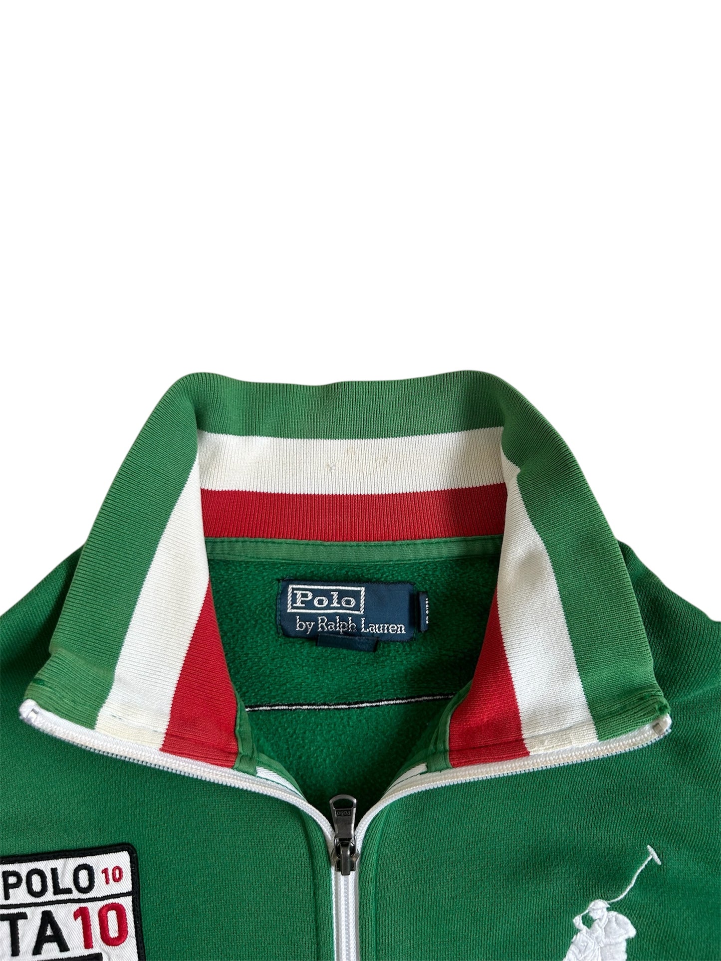 Polo Ralph Lauren Big Pony “ITALY” Country Zipper Sweater