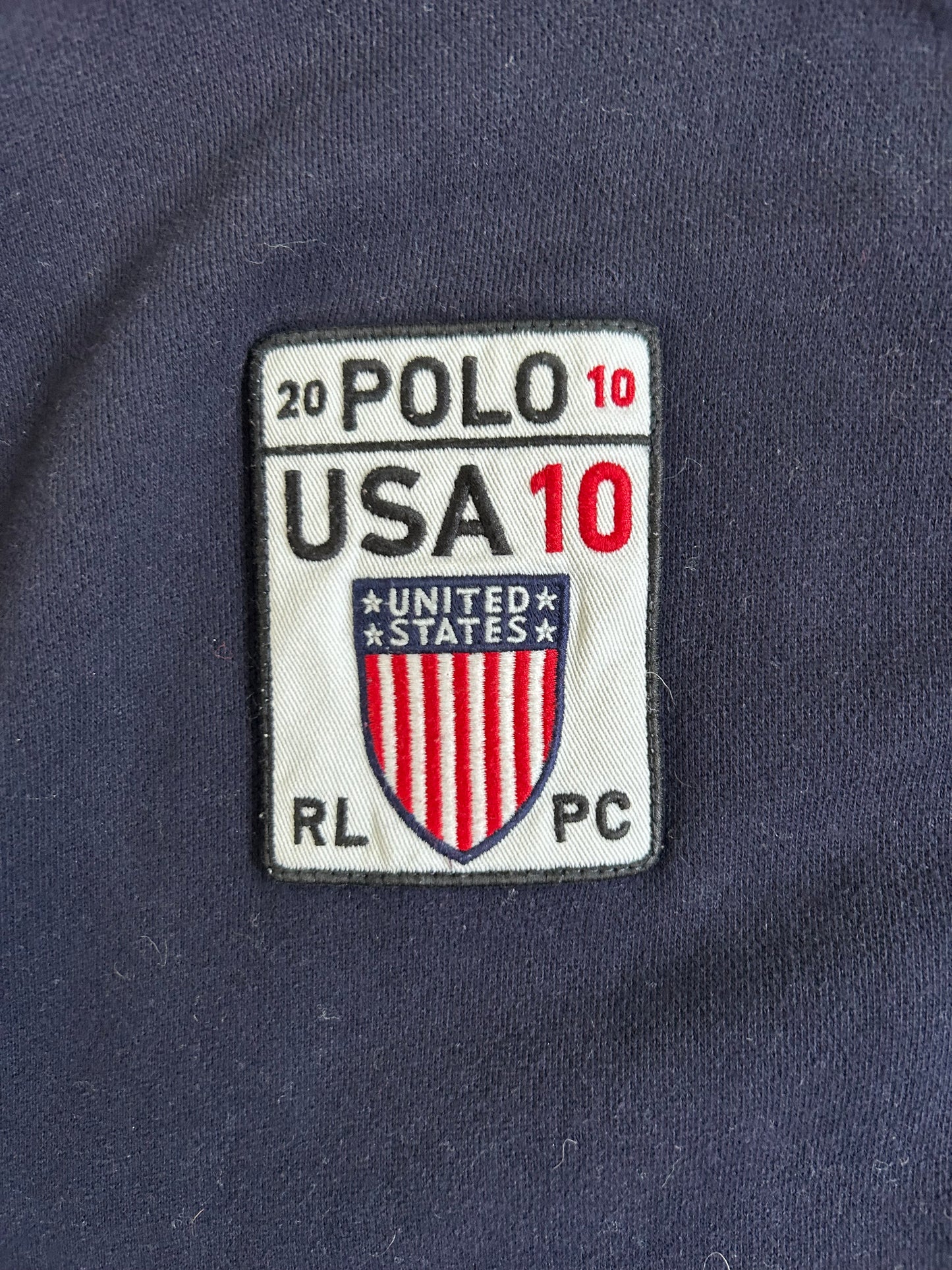 Polo Ralph Lauren Big Pony “USA” Country Zipper Sweater