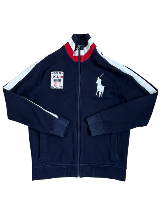Polo Ralph Lauren Big Pony “USA” Country Zipper Sweater