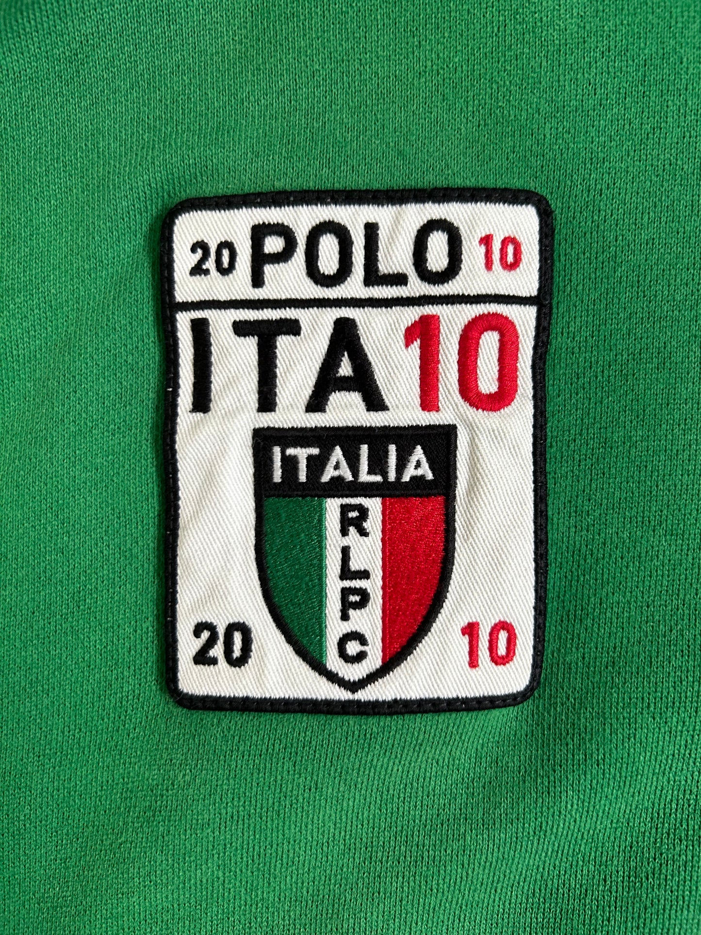 Polo Ralph Lauren Big Pony “ITALY” Country Zipper Sweater