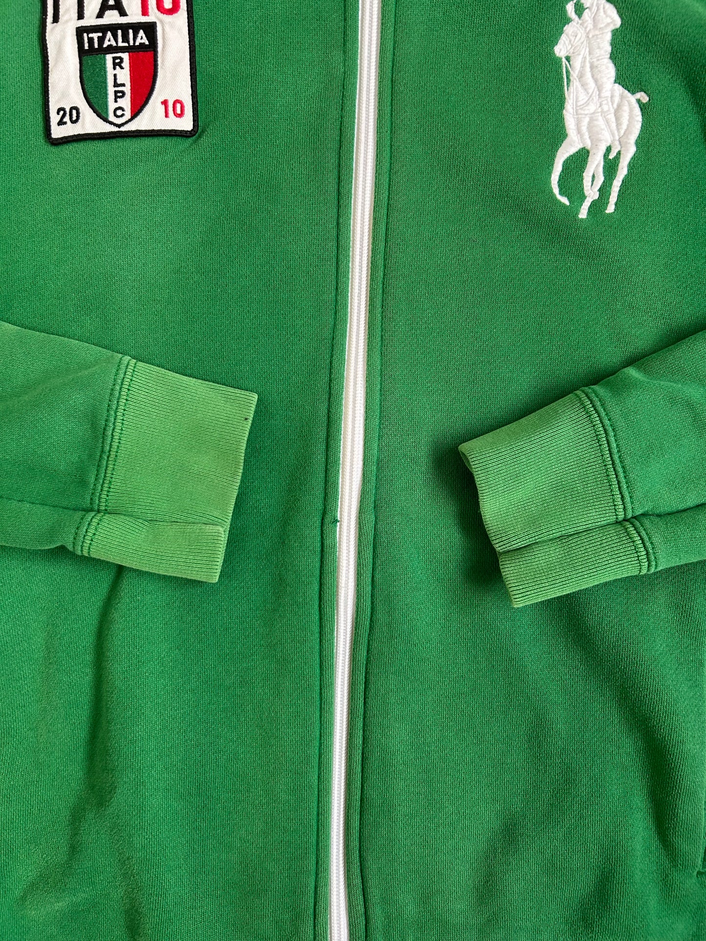 Polo Ralph Lauren Big Pony “ITALY” Country Zipper Sweater
