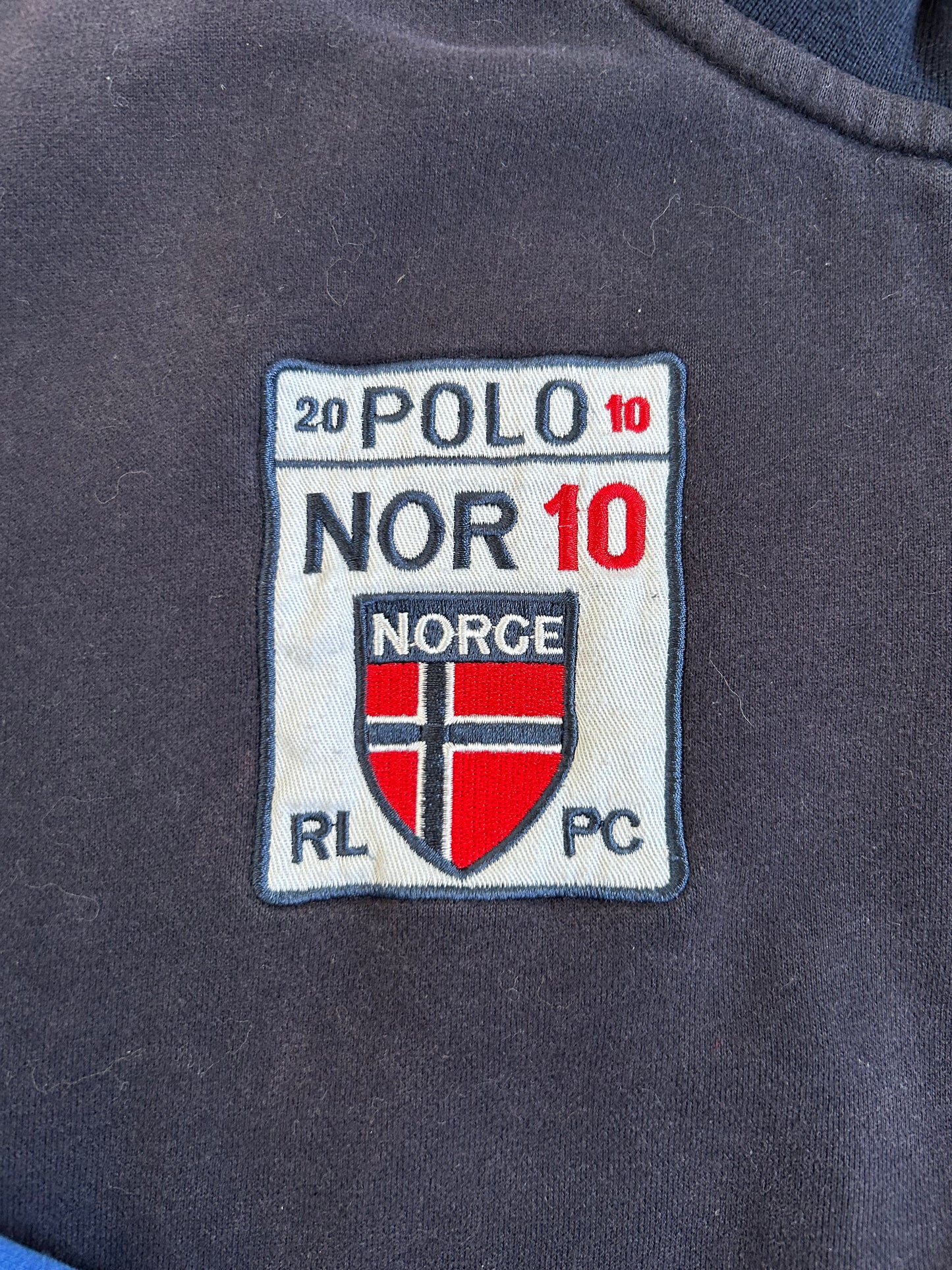 Polo Ralph Lauren Big Pony "NORWAY" Country Zipper Sweater