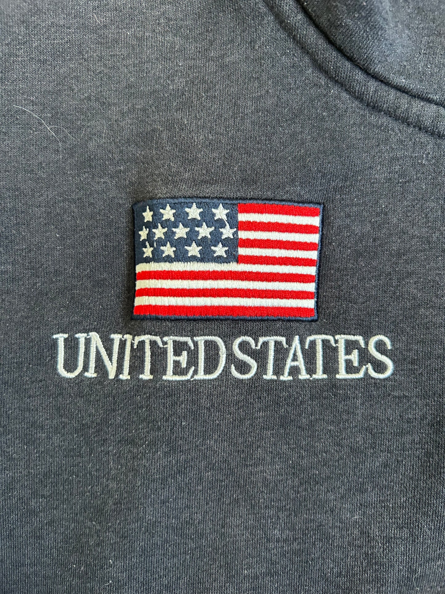 Polo Ralph Lauren Big Pony "UNITED STATES" Flag Zipper Sweater