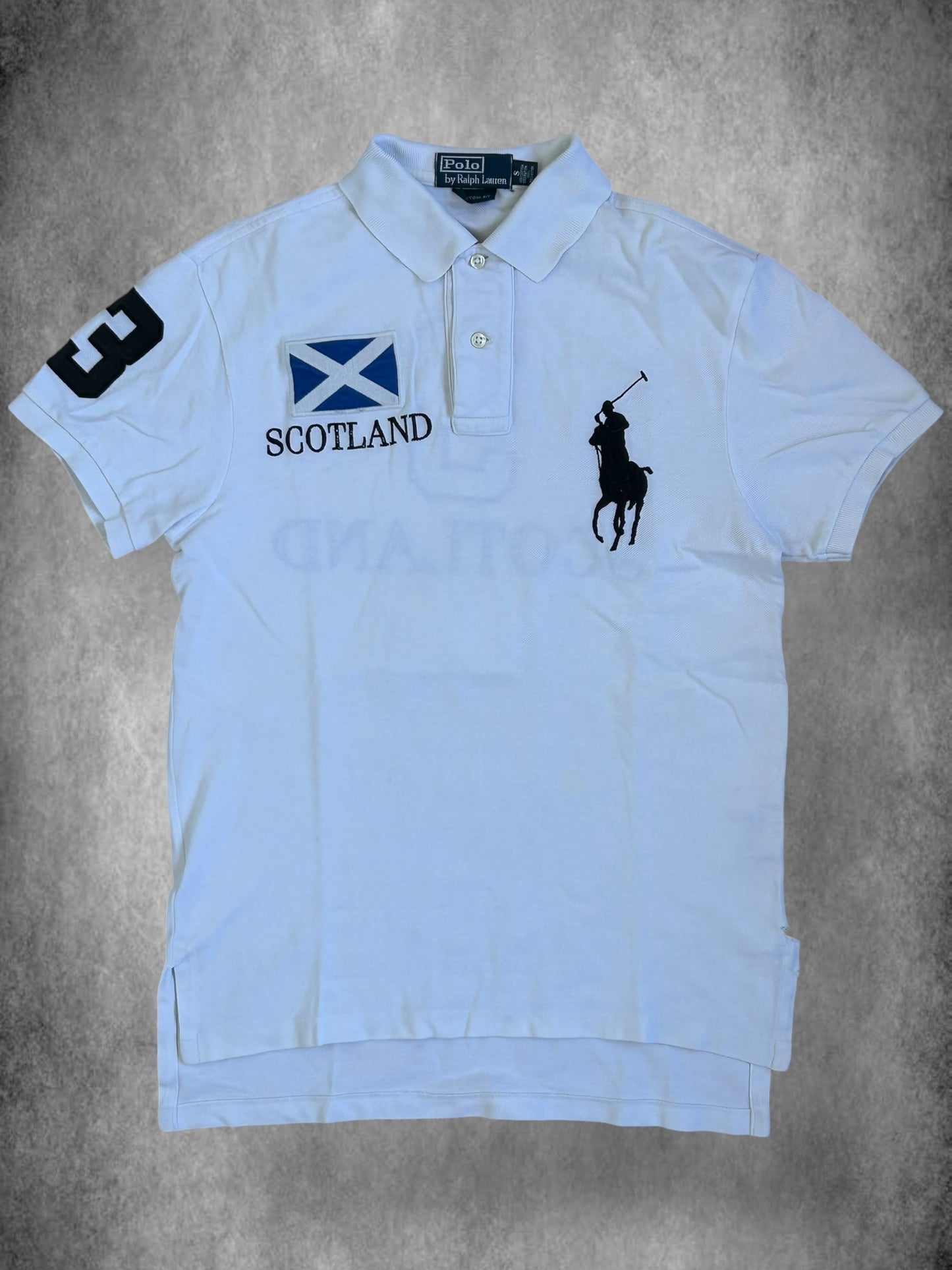 Polo Ralph Lauren Big Pony "SCOTLAND" Flag Polo
