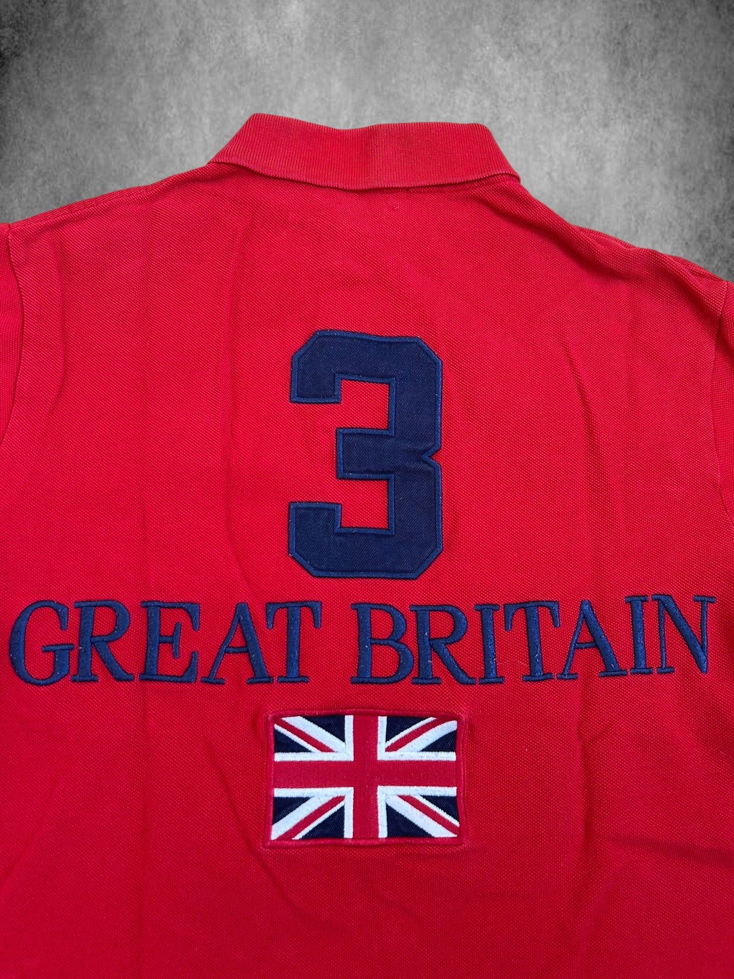 Polo Ralph Lauren Big Pony "GREAT BRITAIN" Flag Polo