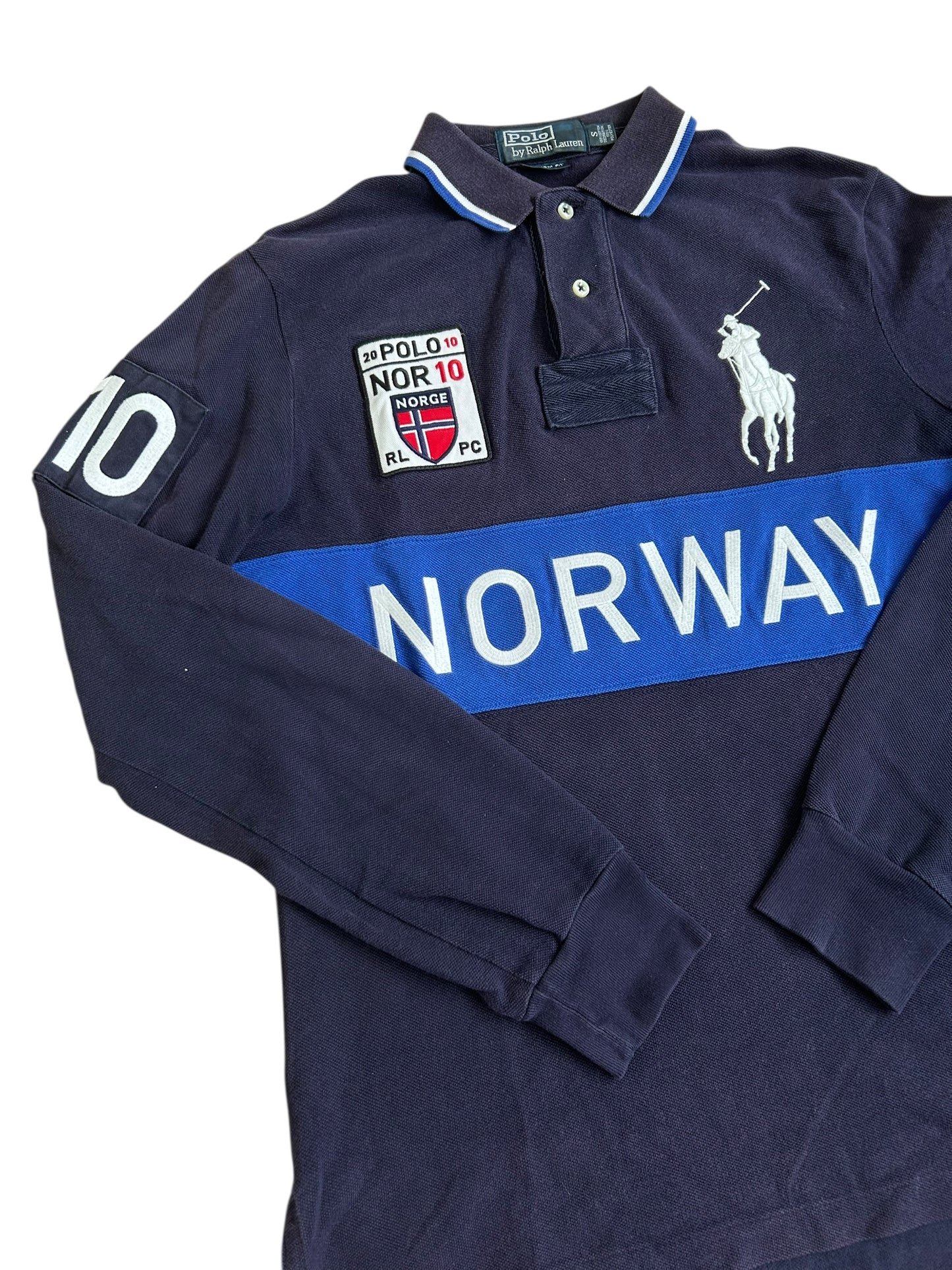 Polo Ralph Lauren Big Pony "NORWAY" Country Longsleeve Polo