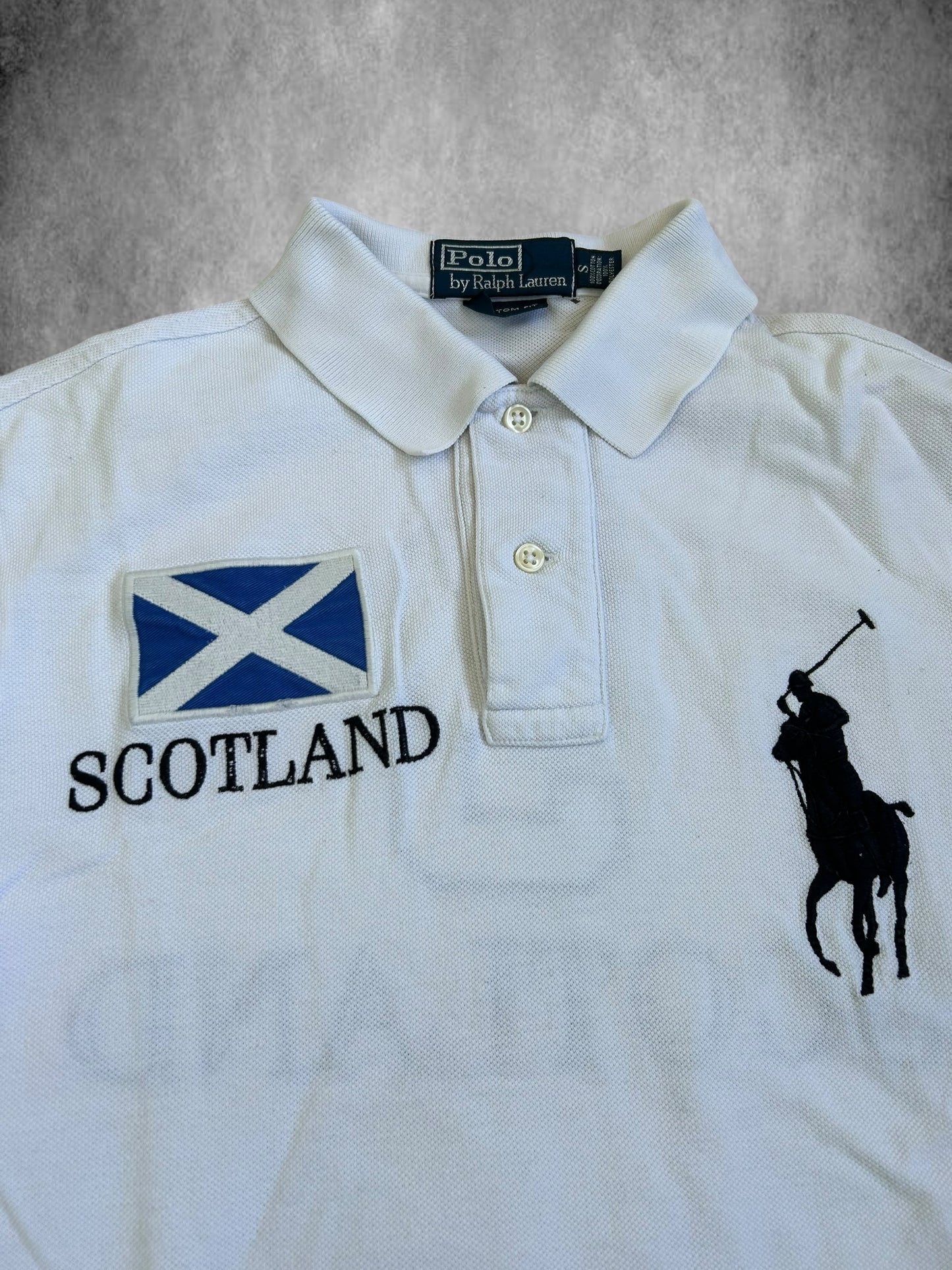 Polo Ralph Lauren Big Pony "SCOTLAND" Flag Polo