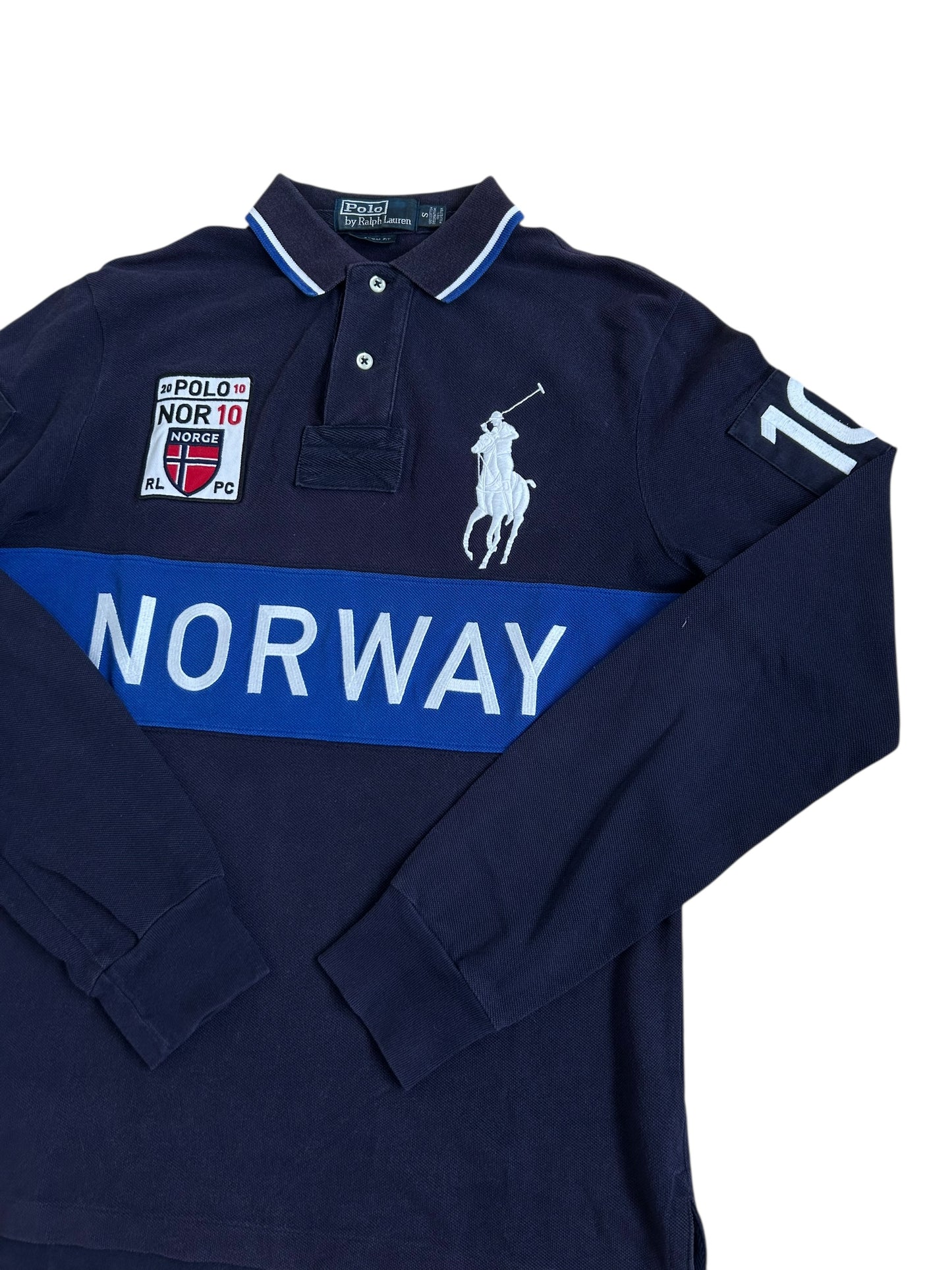 Polo Ralph Lauren Big Pony "NORWAY" Country Longsleeve Polo