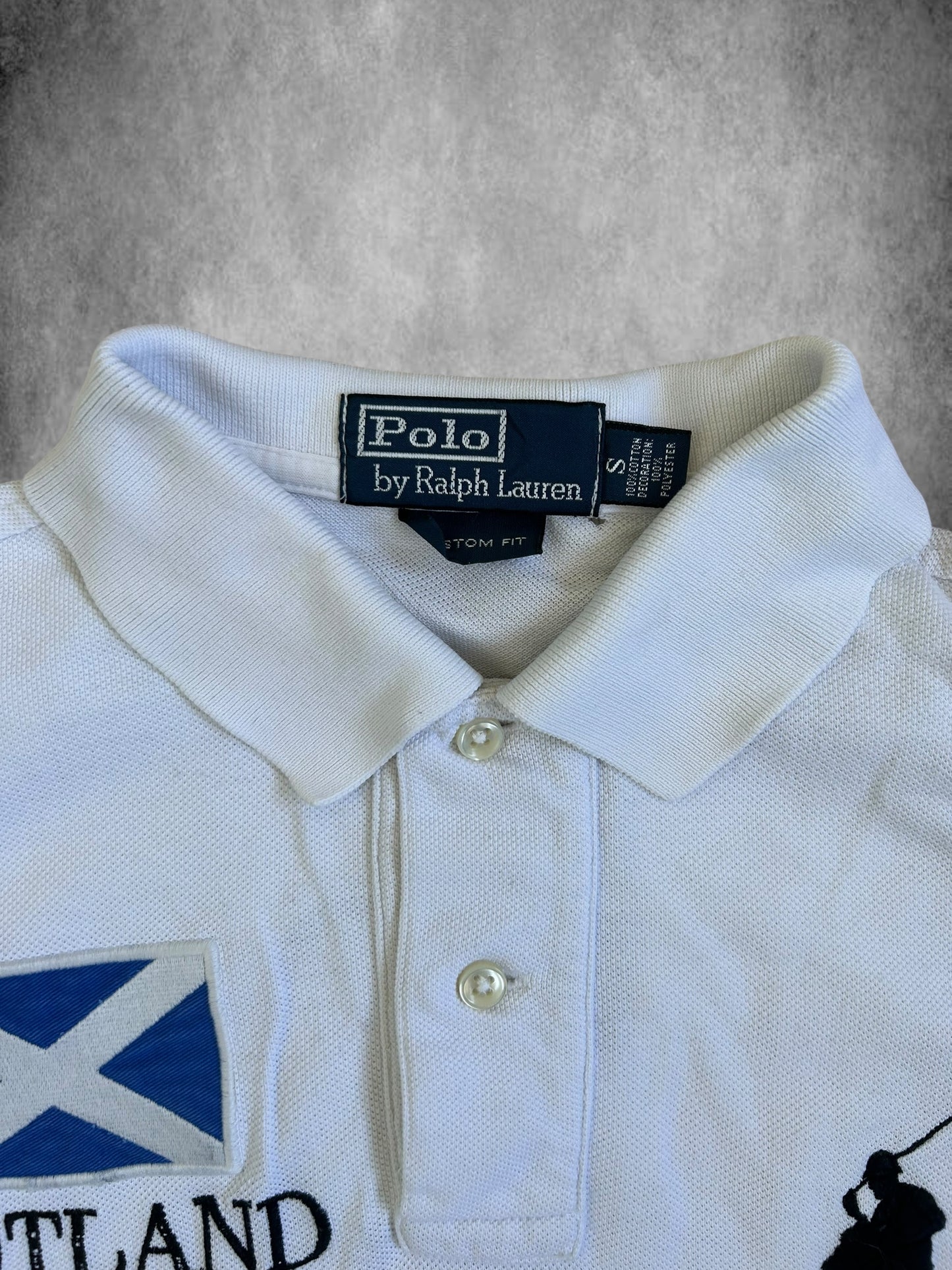 Polo Ralph Lauren Big Pony "SCOTLAND" Flag Polo