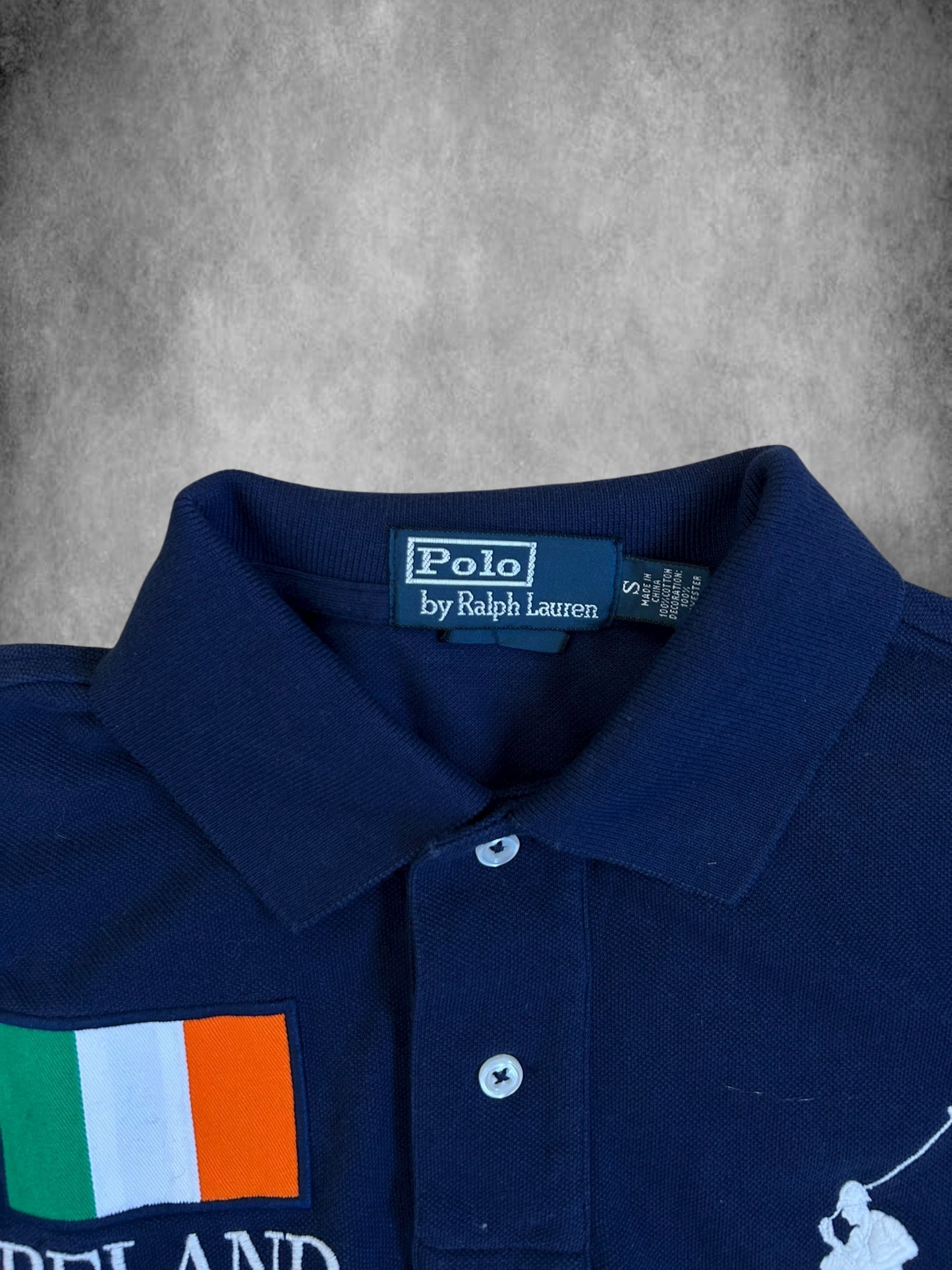 Polo Ralph Lauren Big Pony "IRELAND" Flag Polo