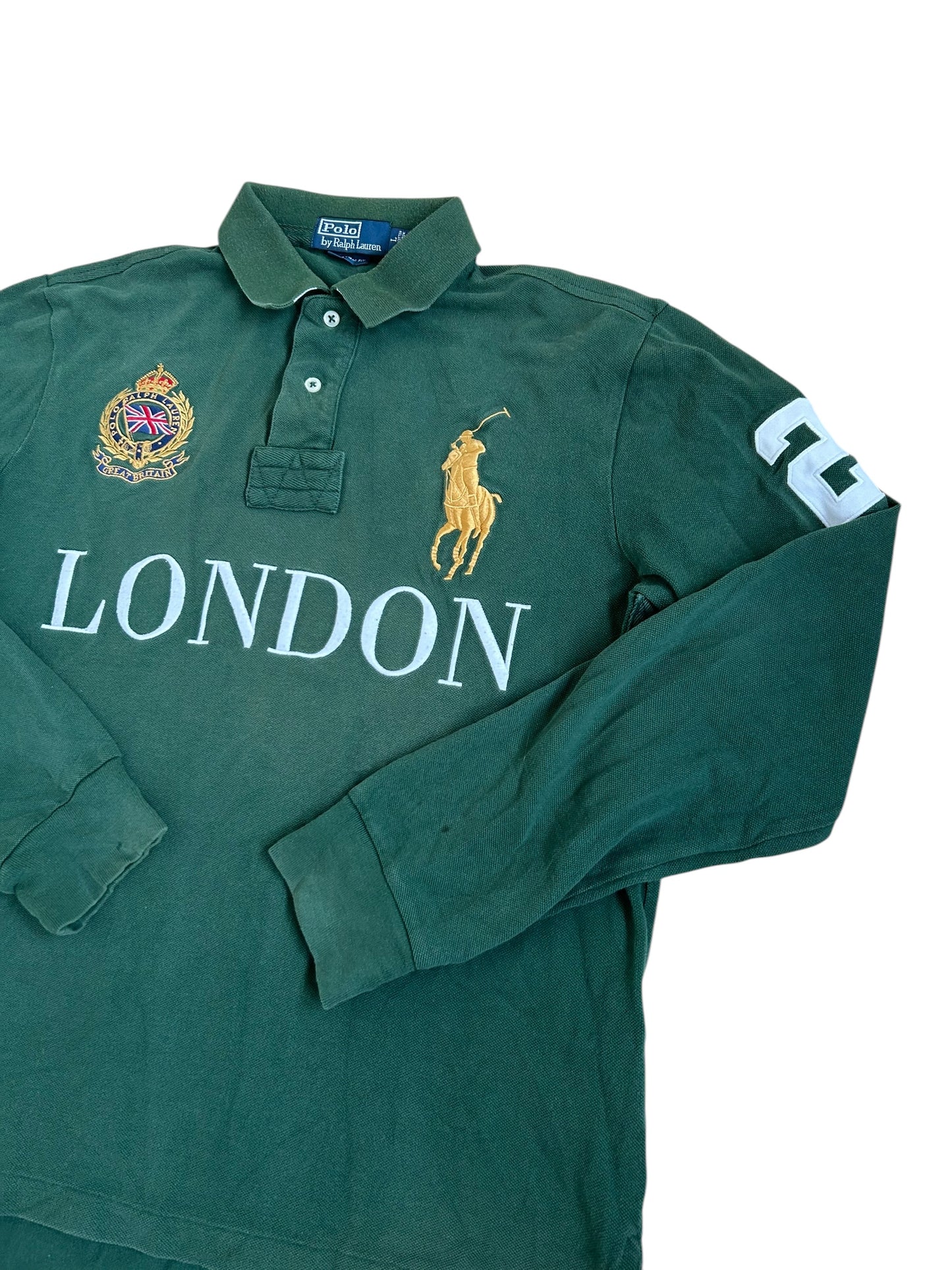 Polo Ralph Lauren Big Pony "LONDON" City de manga larga