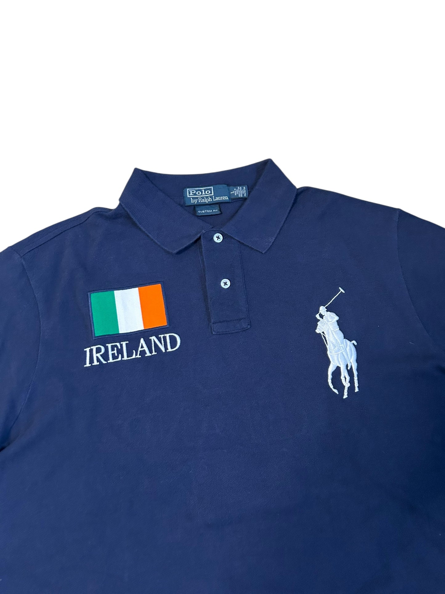 Polo Ralph Lauren Big Pony "IRELAND" Flag Polo