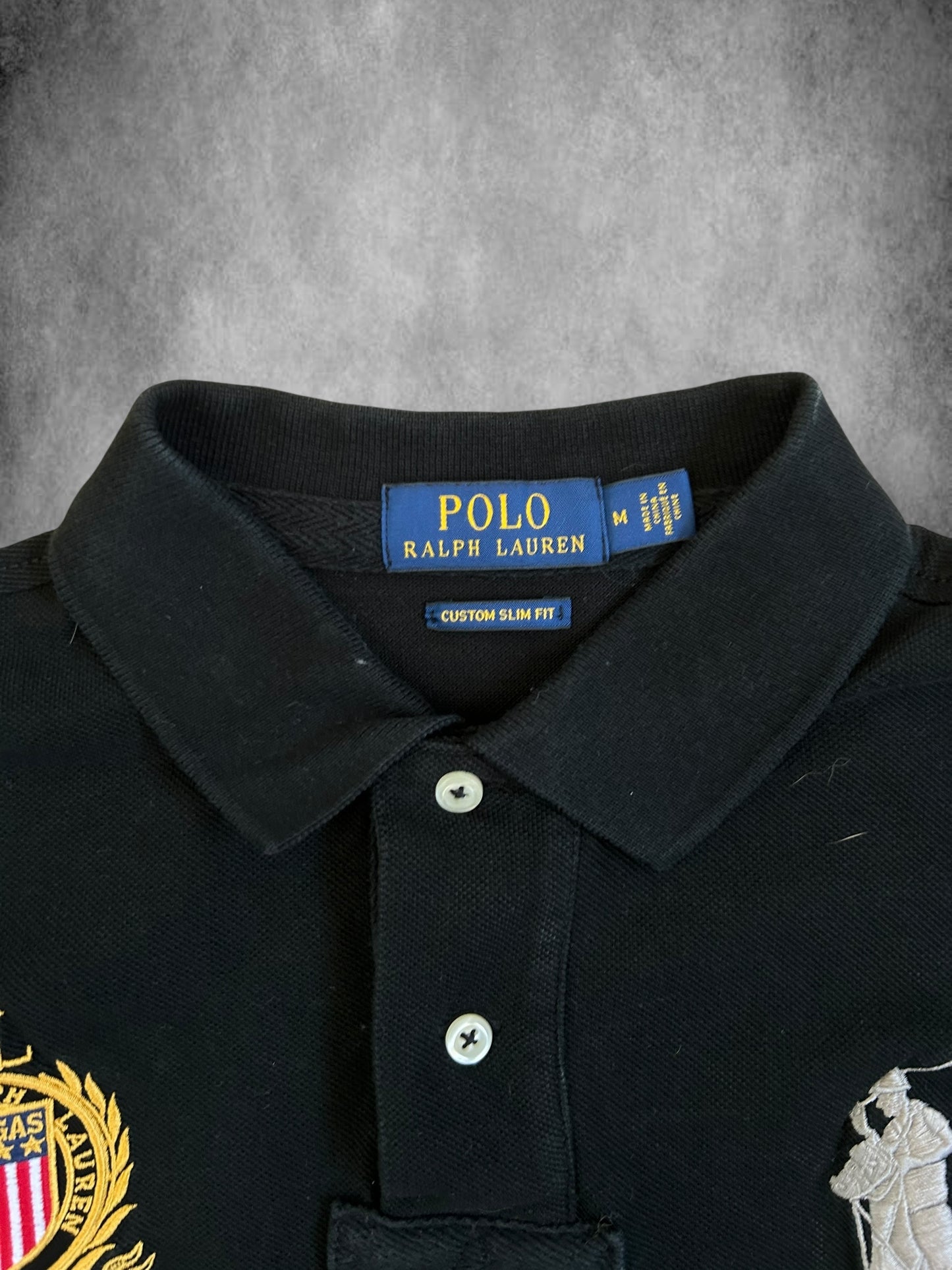 Polo Ralph Lauren Big Pony "LAS VEAGS" City Longsleeve Polo