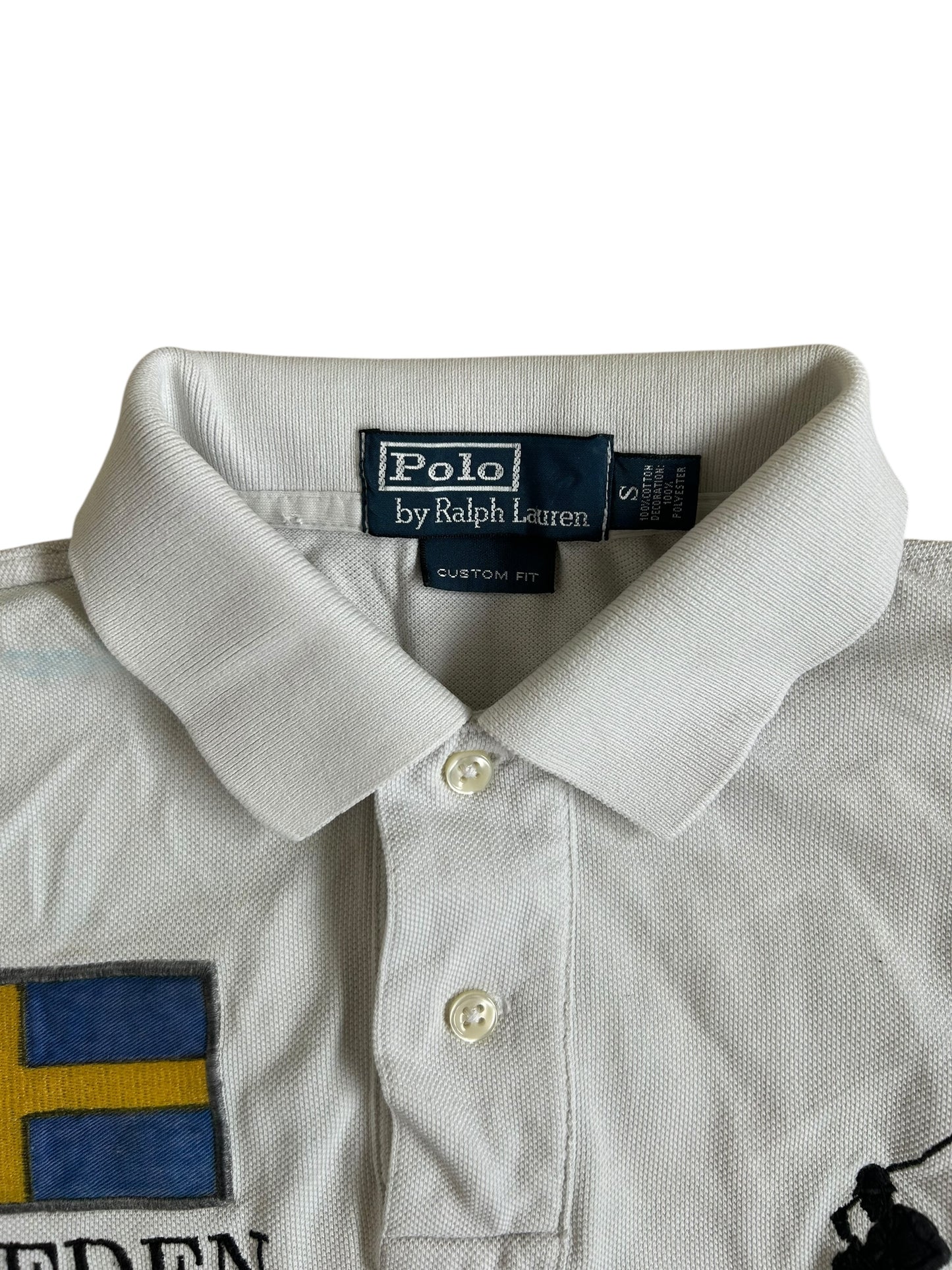 Polo Ralph Lauren Big Pony con la bandera "SUECIA"
