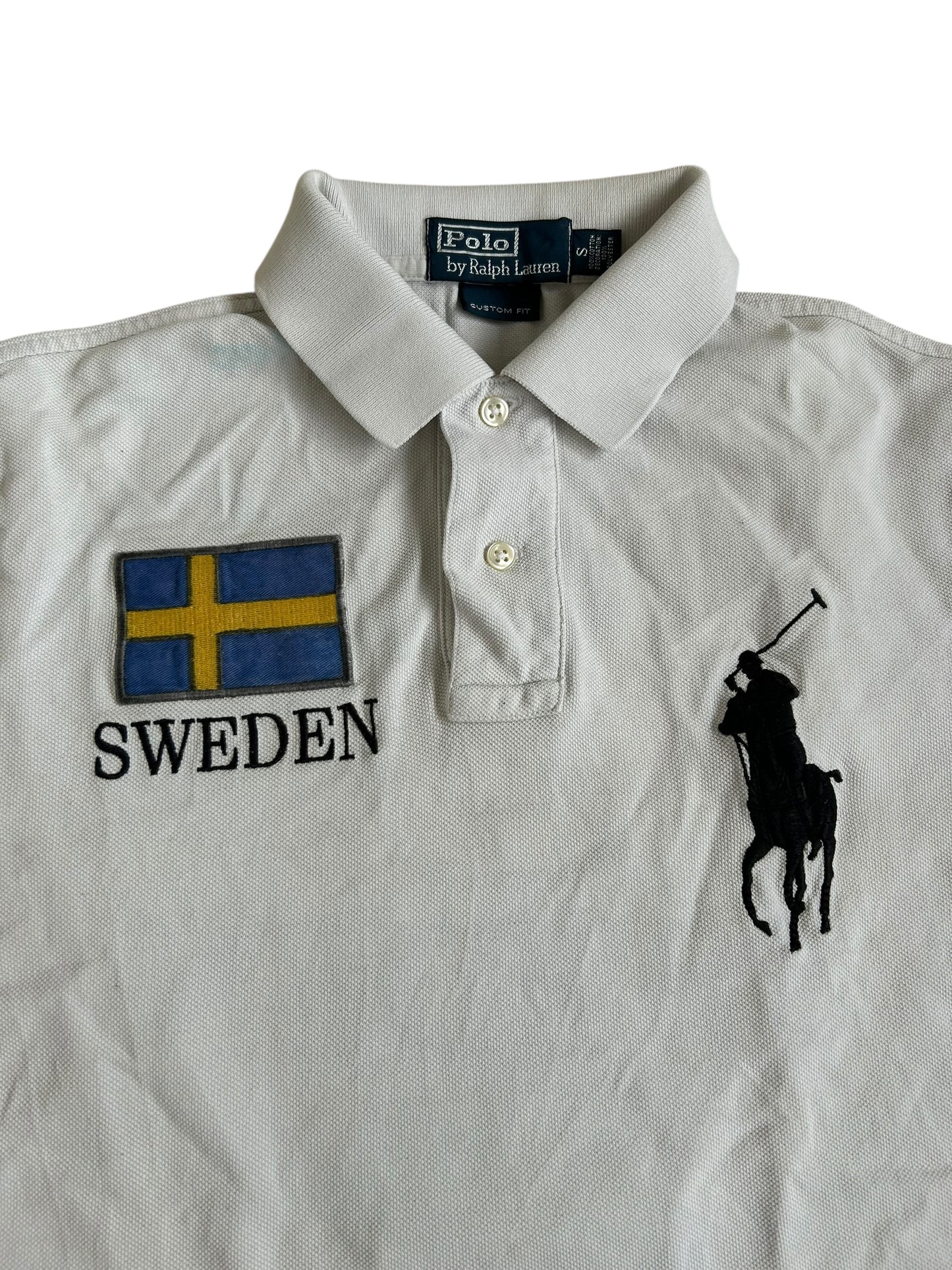 Polo Ralph Lauren Big Pony con la bandera "SUECIA"