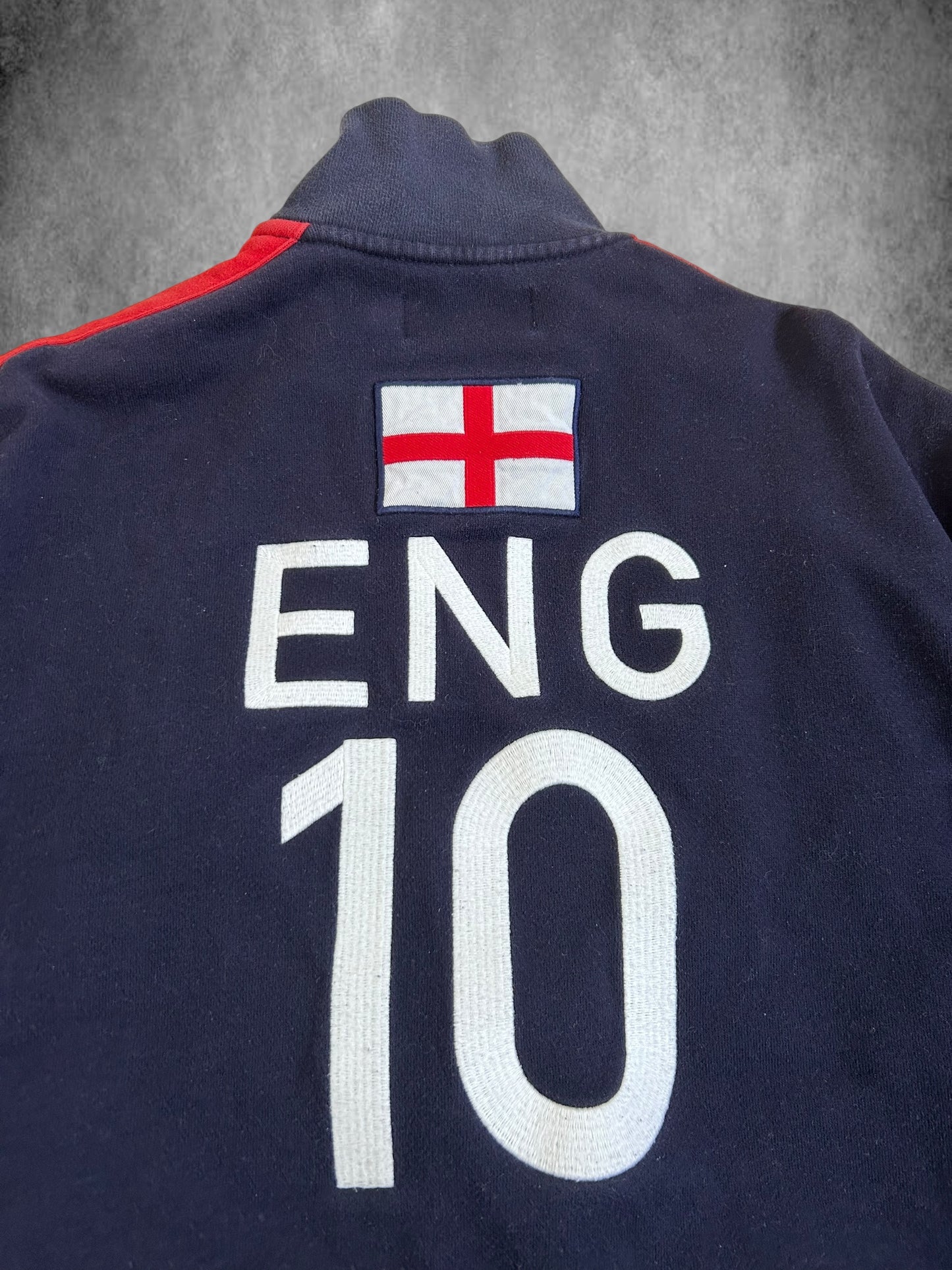 Polo Ralph Lauren Big Pony "ENGLAND" Country Zipper Sweater