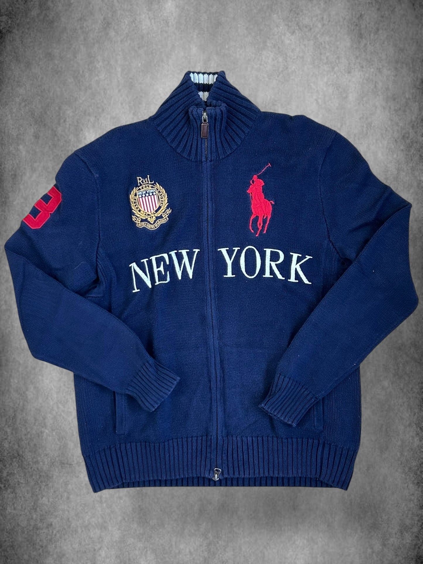 Polo Ralph Lauren Big Pony "NEW YORK" Knitted City Sweater