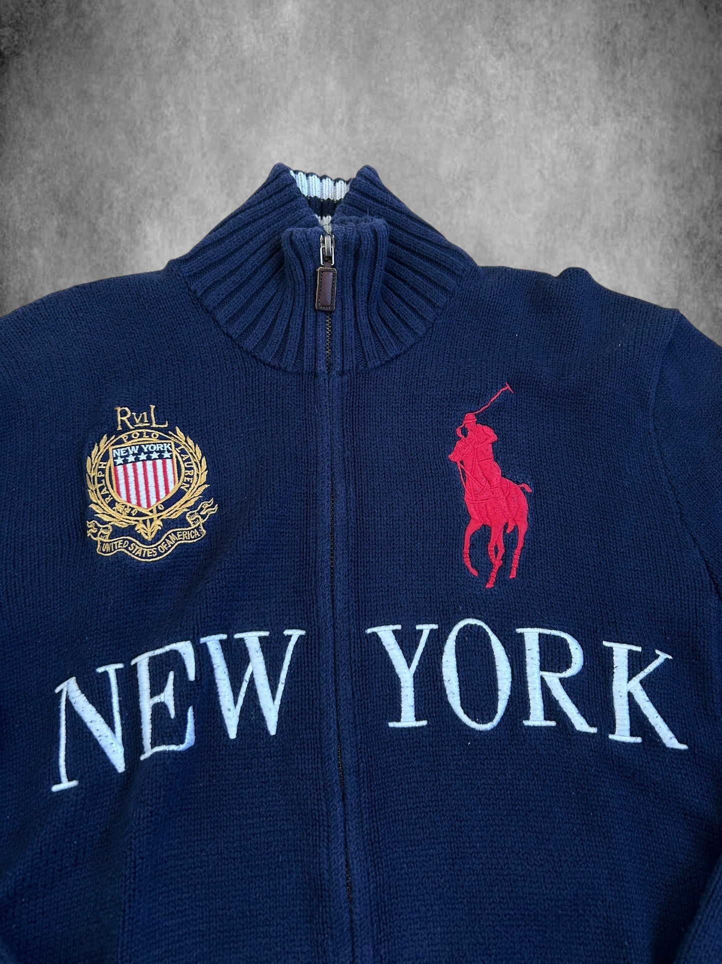 Polo Ralph Lauren Big Pony "NEW YORK" Knitted City Sweater