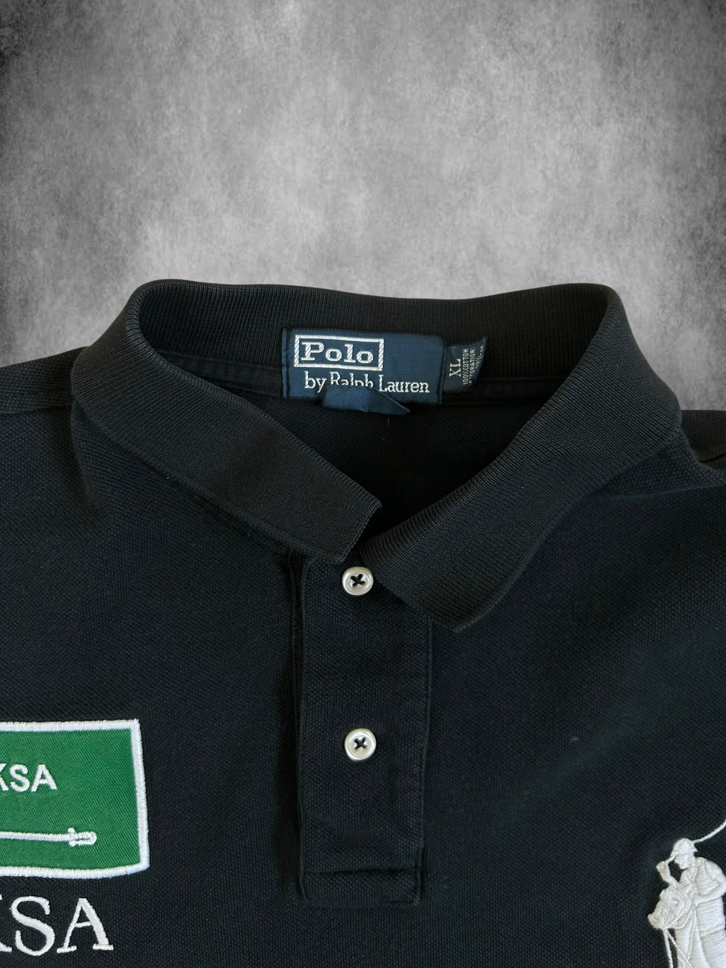 Polo Ralph Lauren Big Pony "KSA" Flag Polo