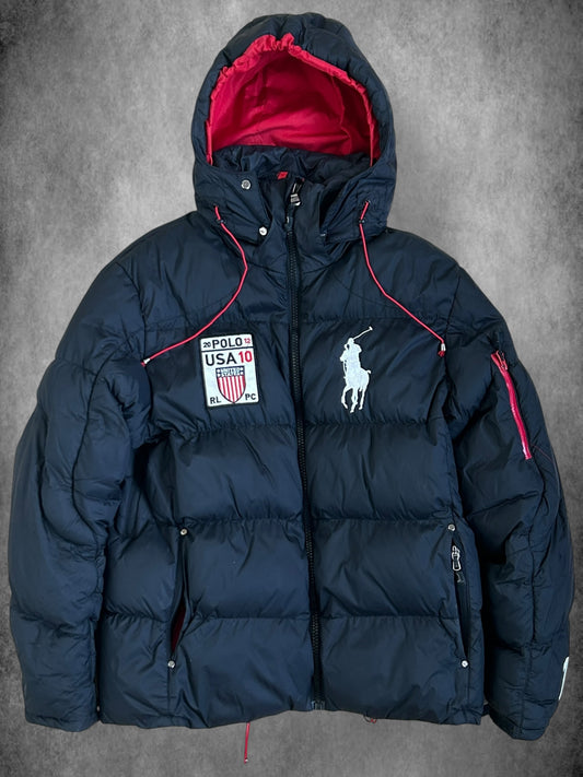 Polo Ralph Lauren Big Pony "USA" Country Puffer Jacket