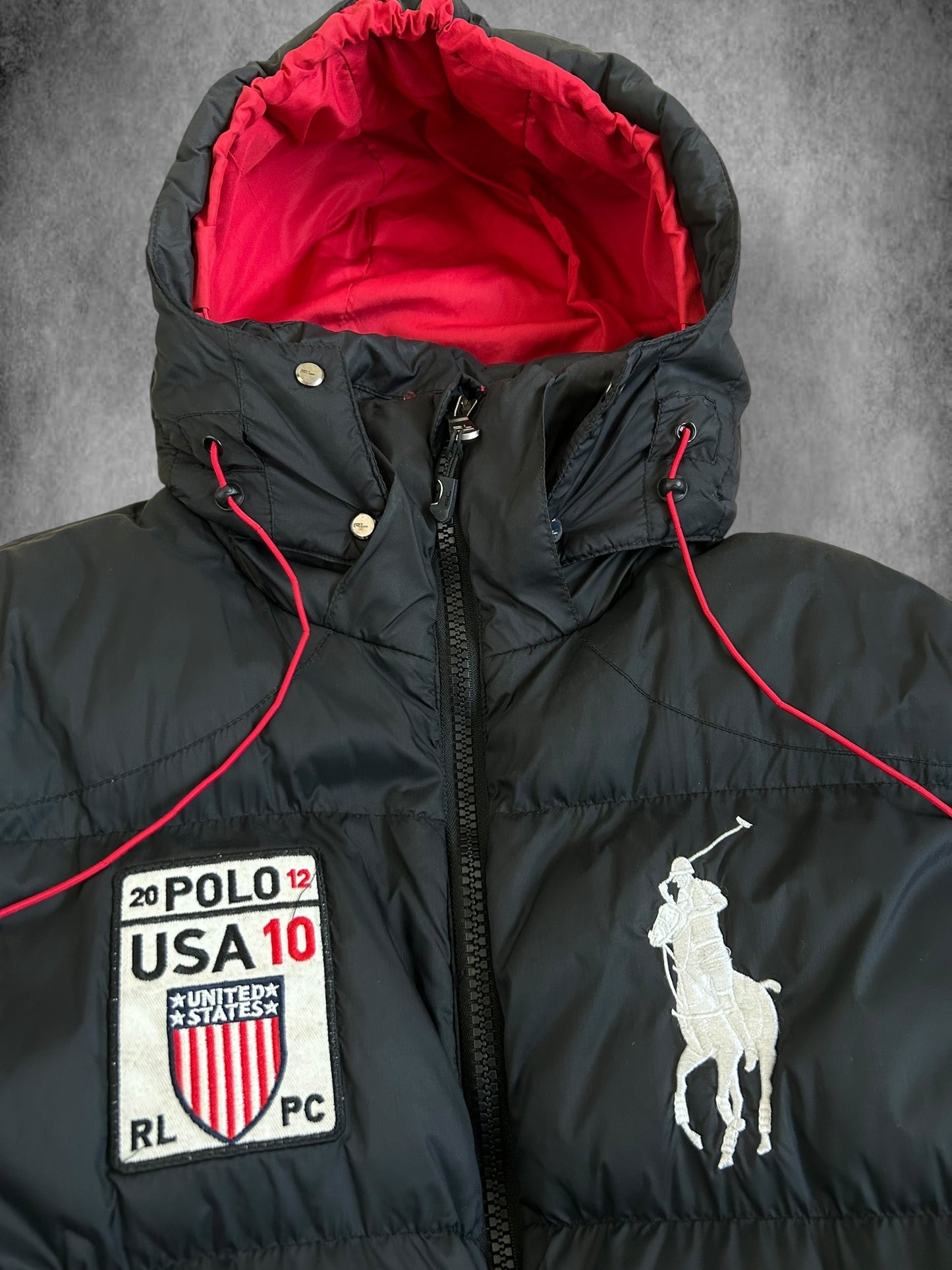 Polo Ralph Lauren Big Pony "USA" Country Puffer Jacket