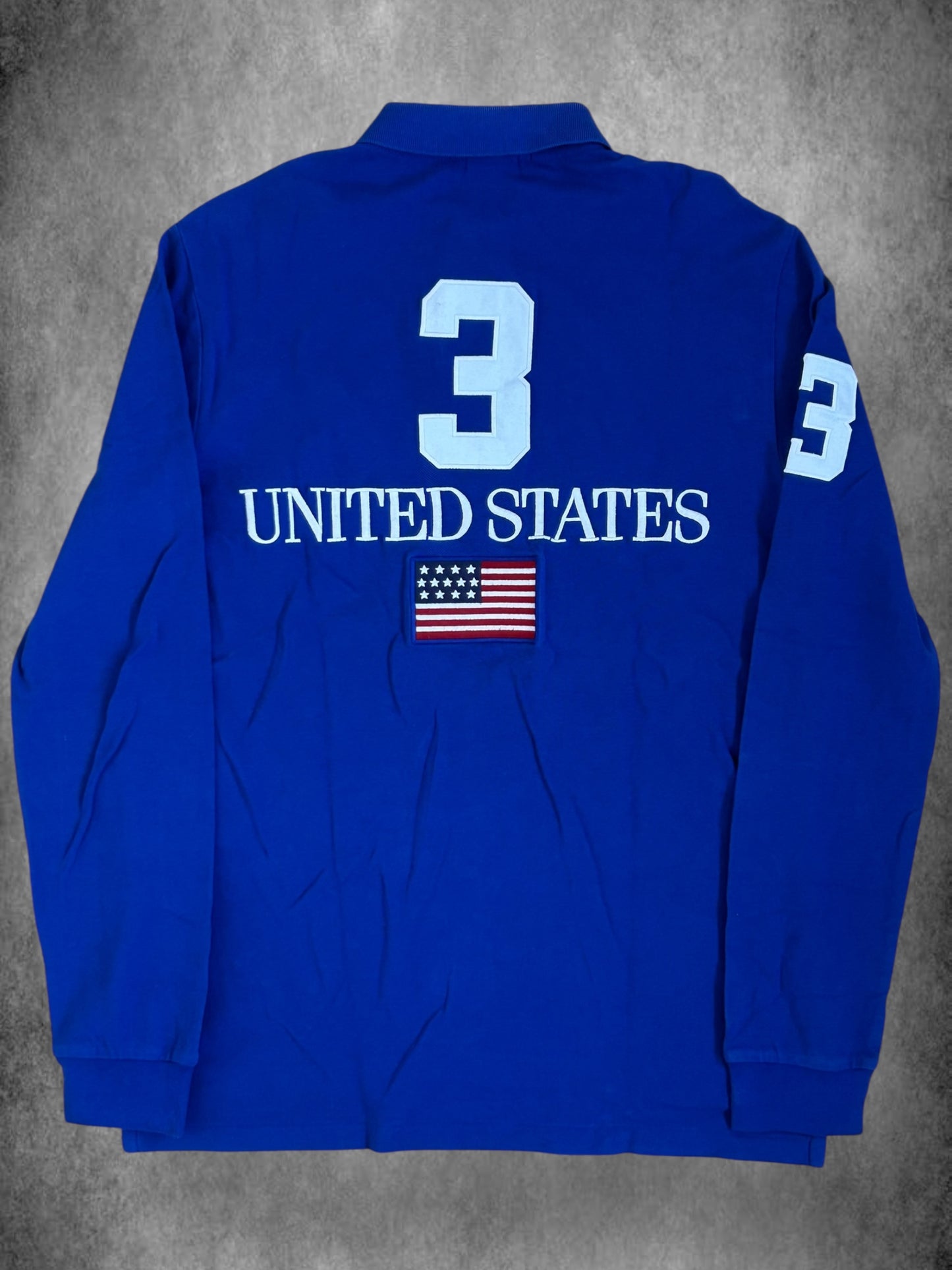 Polo Ralph Lauren Big Pony "USA" Flag Longsleeve Polo