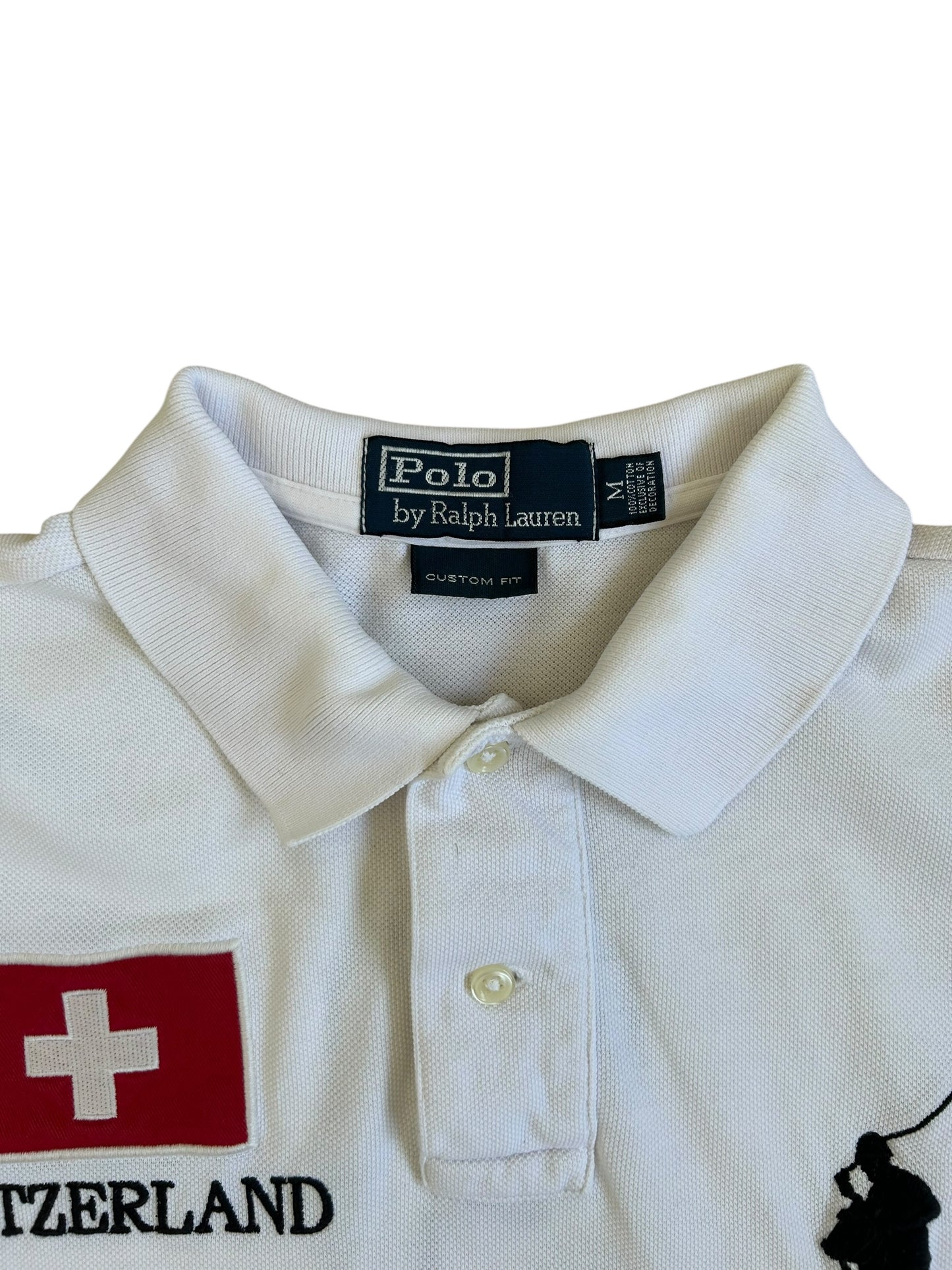 Polo Ralph Lauren Big Pony "SWITZERLAND" Flag Polo