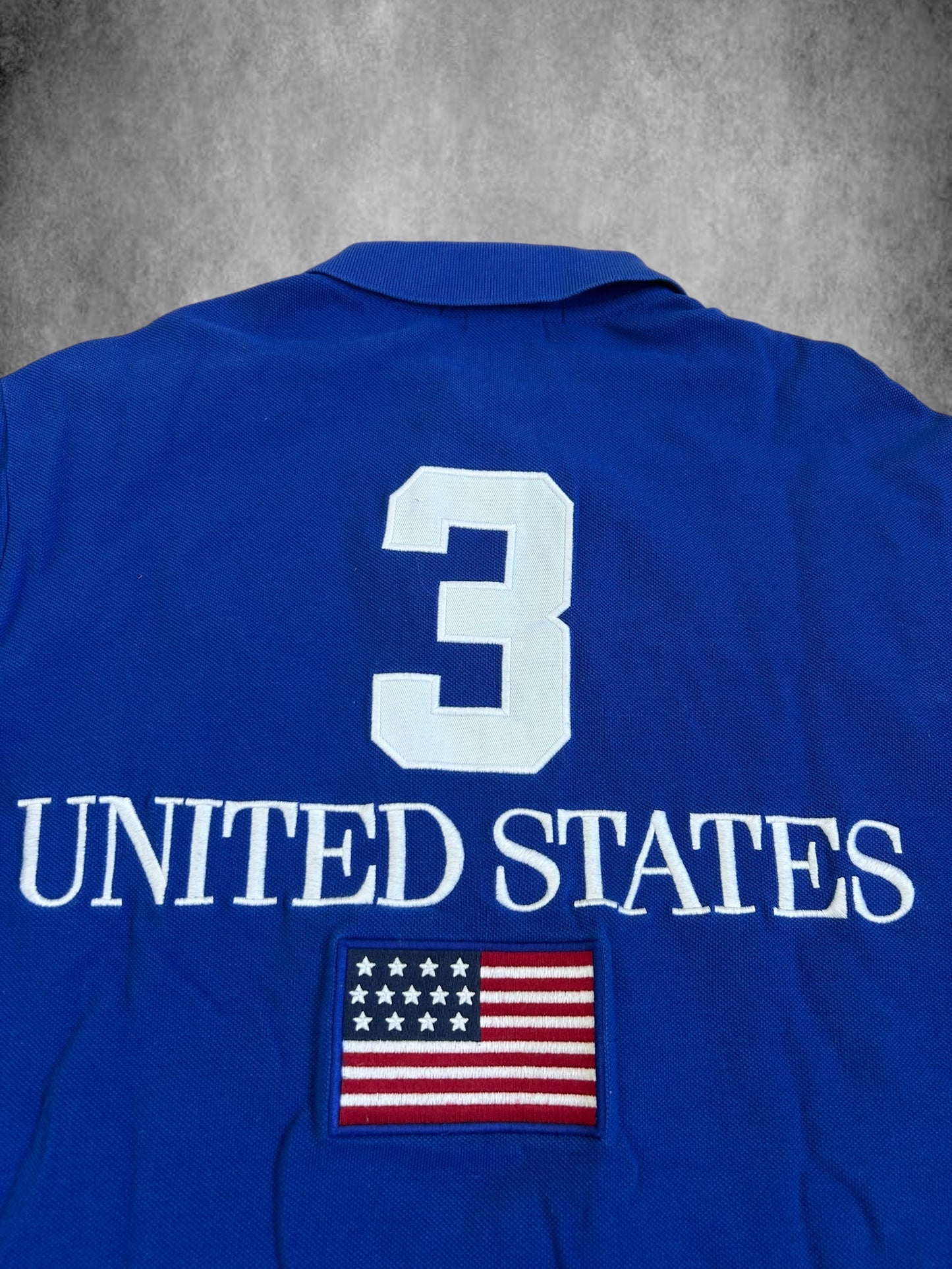 Polo Ralph Lauren Big Pony "USA" Flag Longsleeve Polo