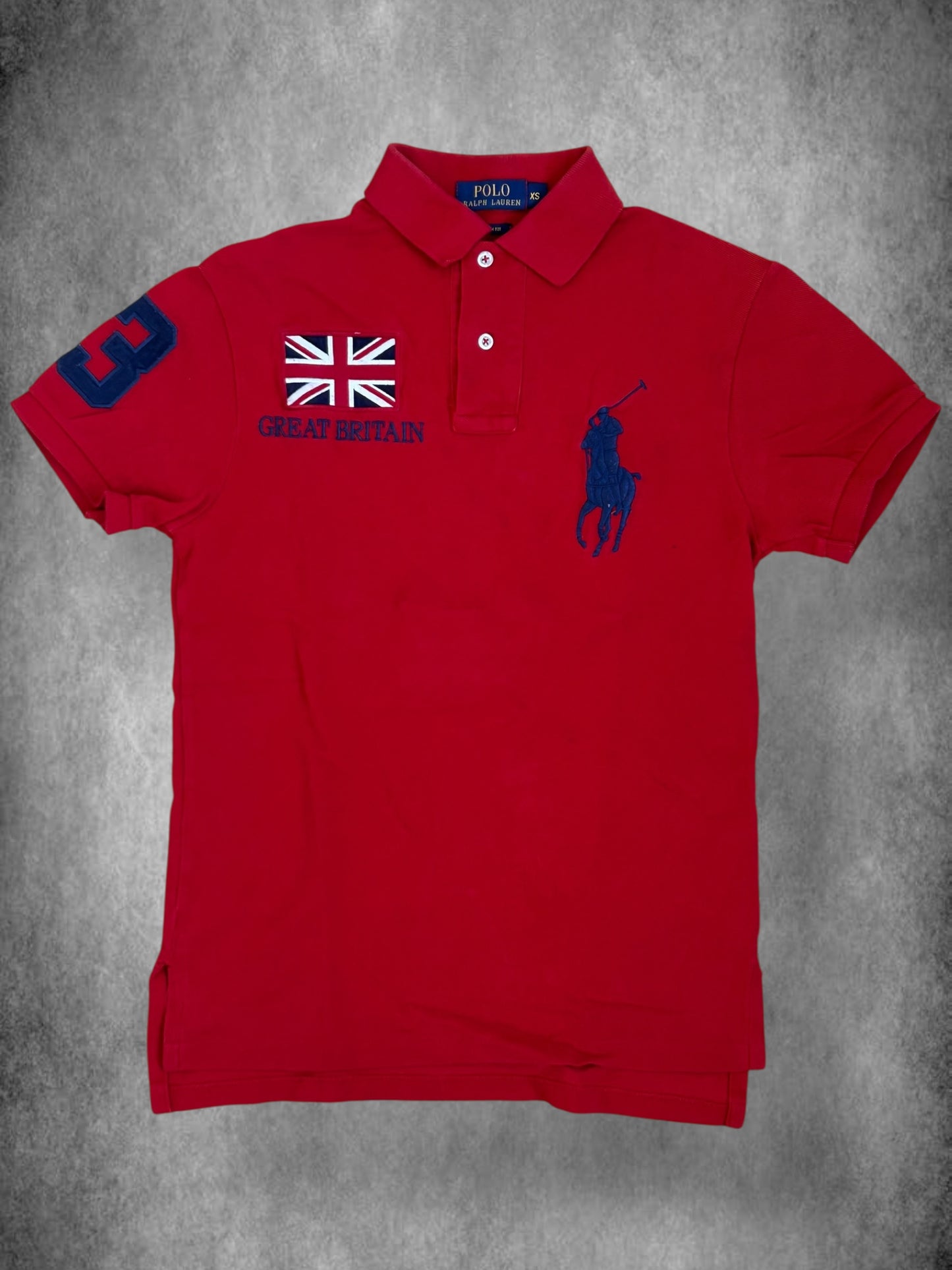 Polo Ralph Lauren Big Pony "GREAT BRITAIN" Flag Polo