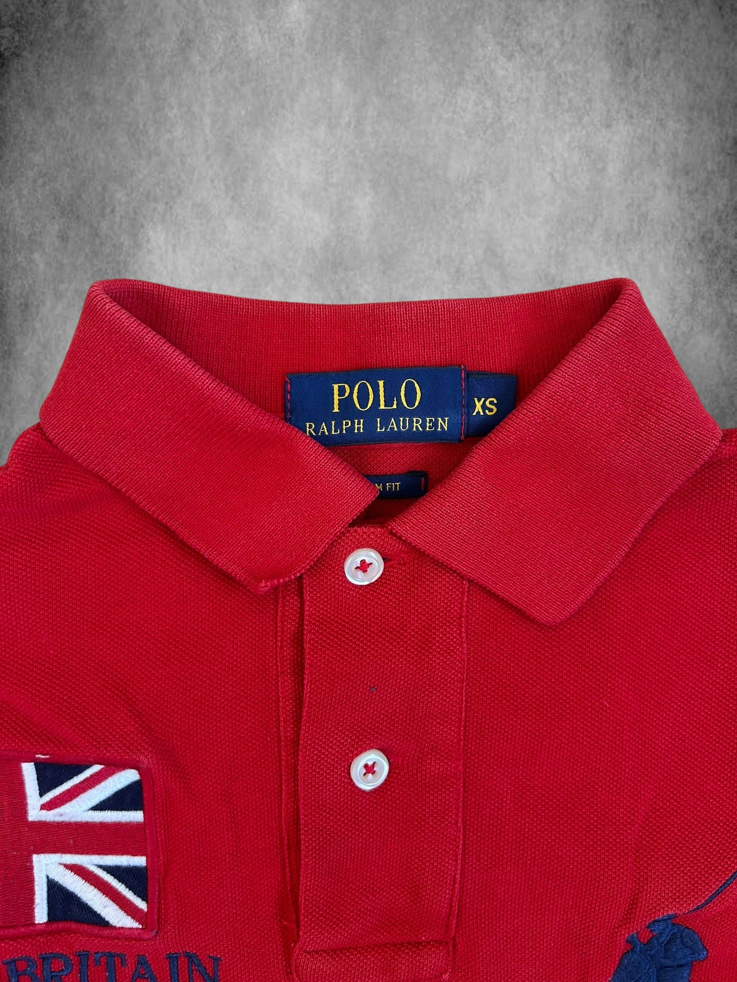 Polo Ralph Lauren Big Pony "GREAT BRITAIN" Flag Polo