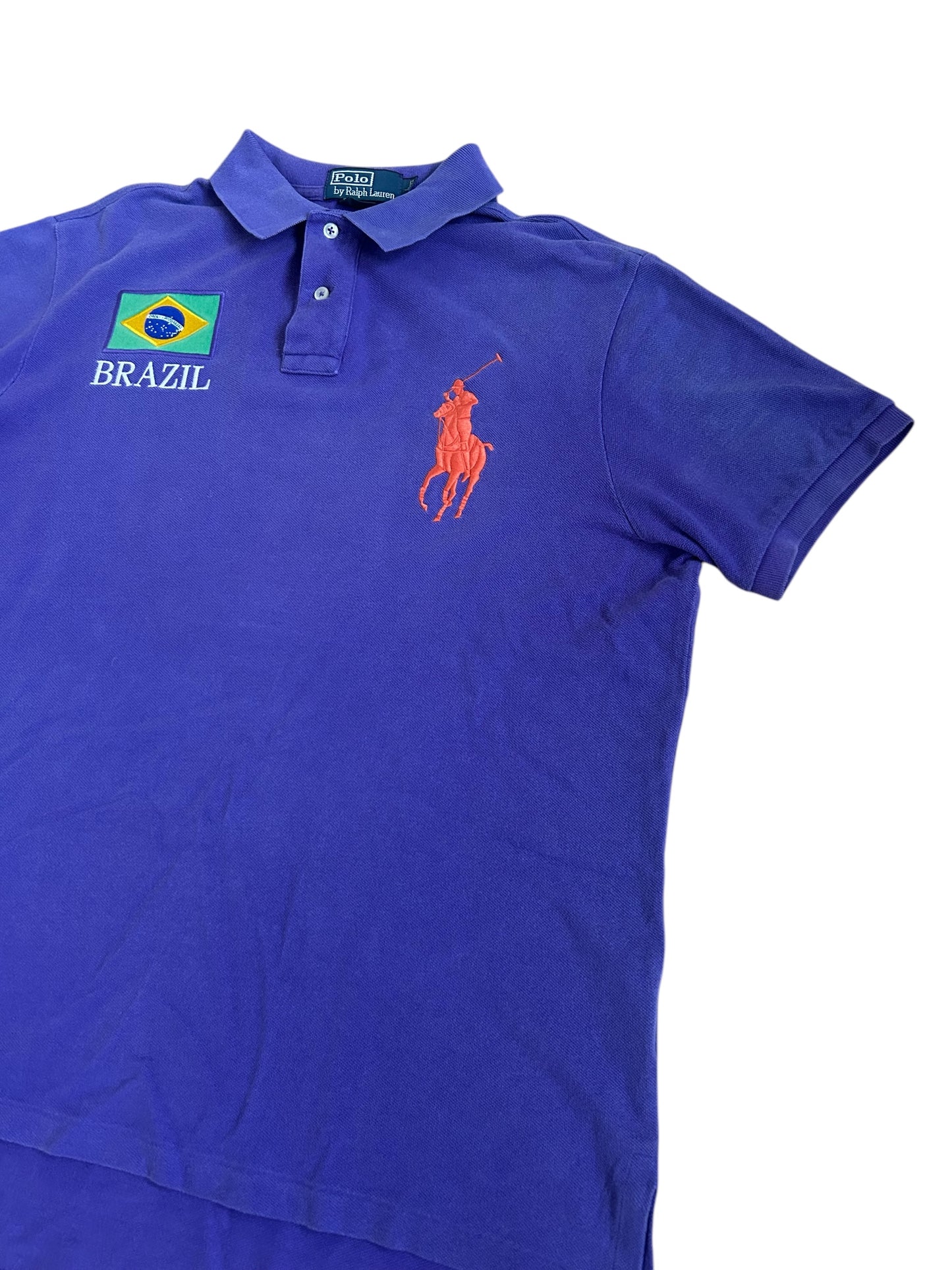 Polo Ralph Lauren Big Pony "BRAZIL" Flag Polo