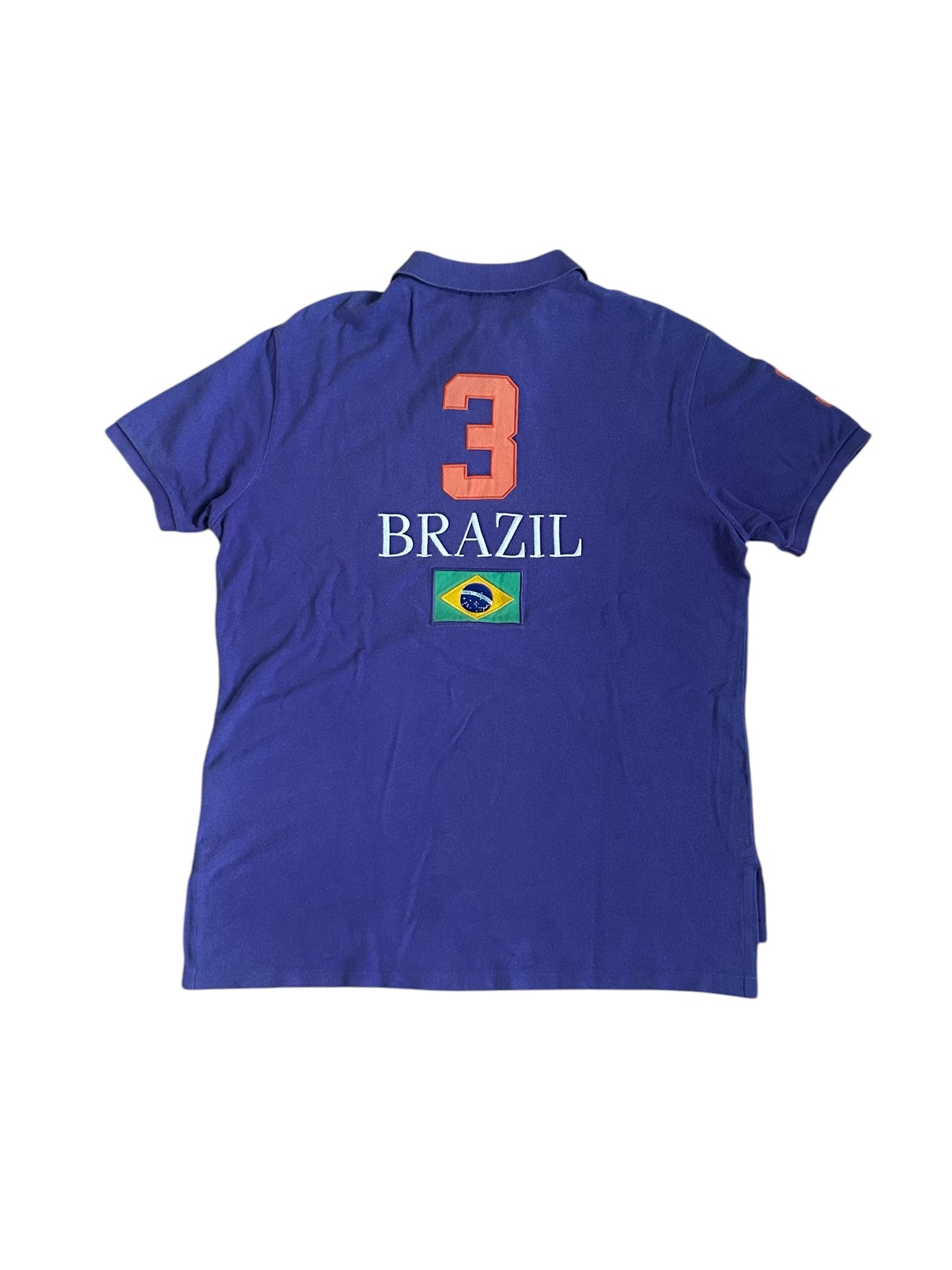 Polo Ralph Lauren Big Pony "BRAZIL" Flag Polo