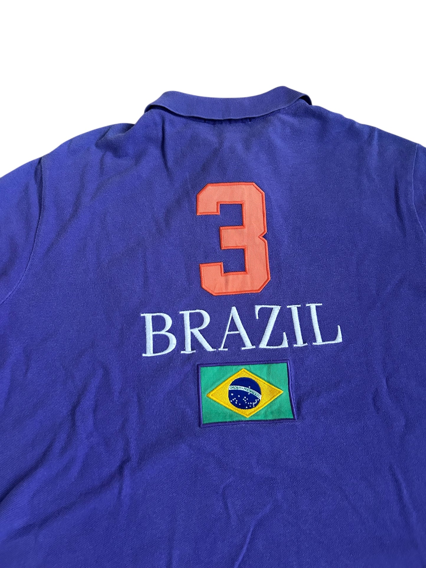 Polo Ralph Lauren Big Pony "BRAZIL" Flag Polo