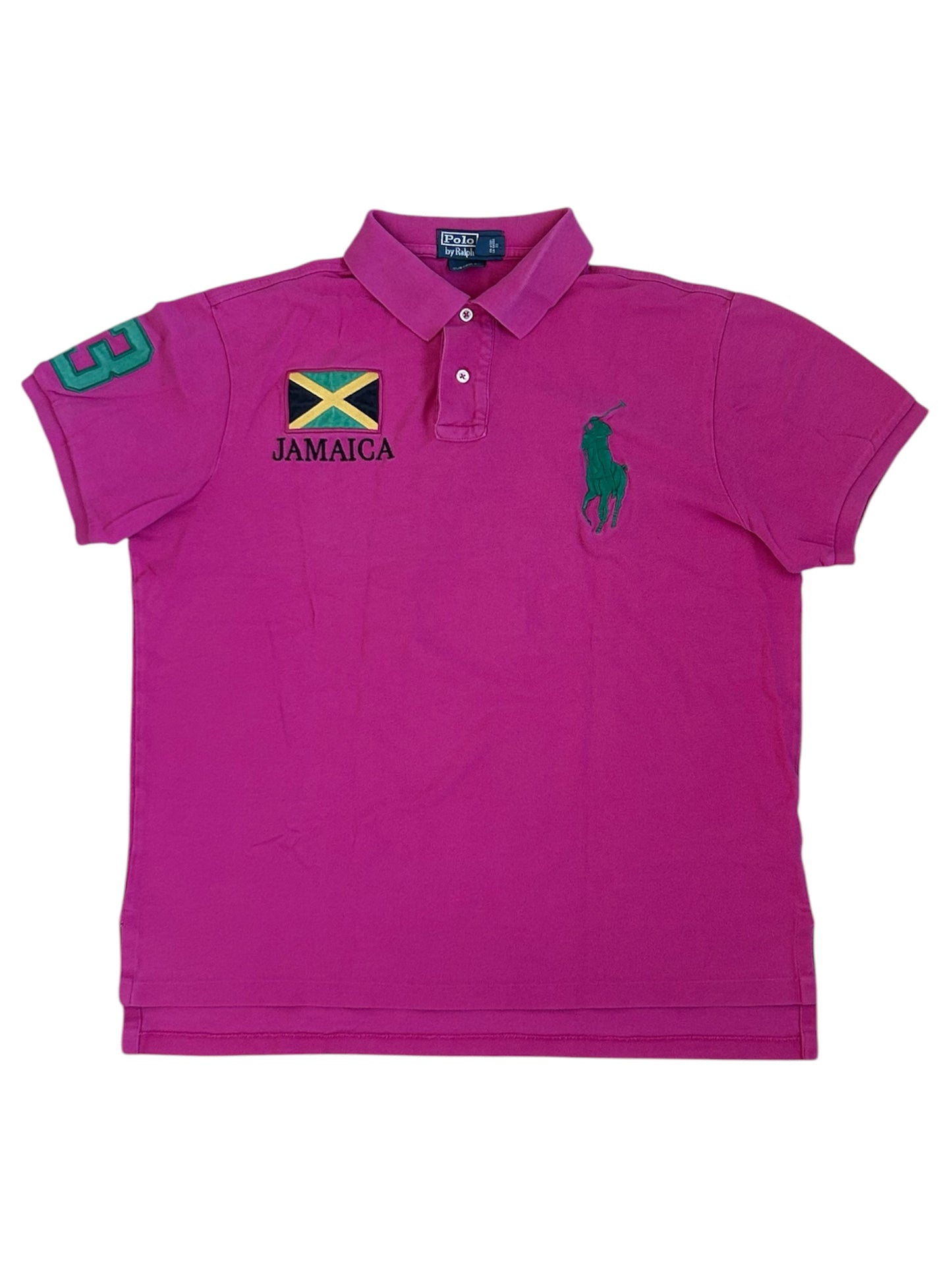 Polo Ralph Lauren Big pony "JAMAICA" Flag Polo