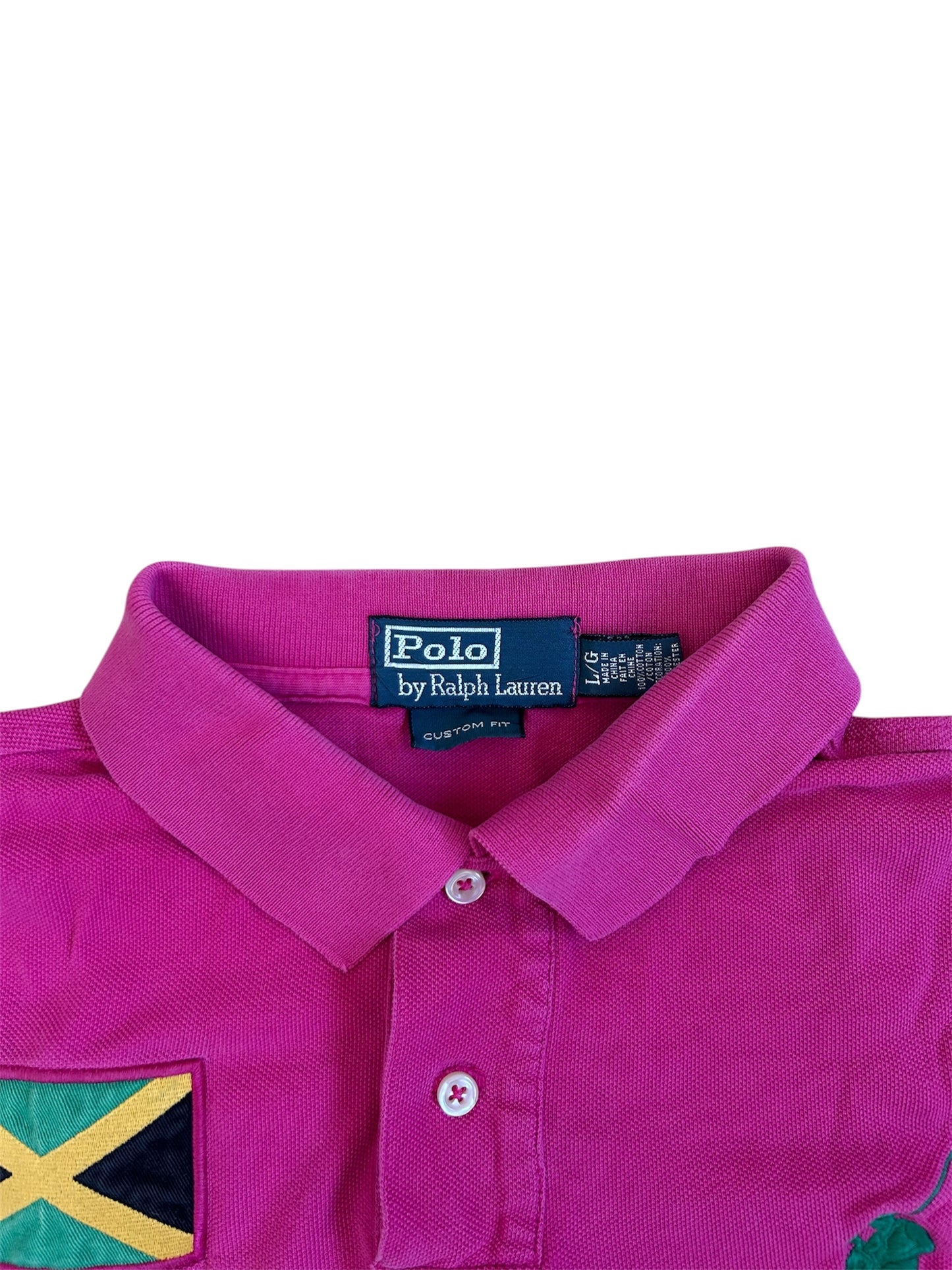 Polo Ralph Lauren Big pony "JAMAICA" Flag Polo