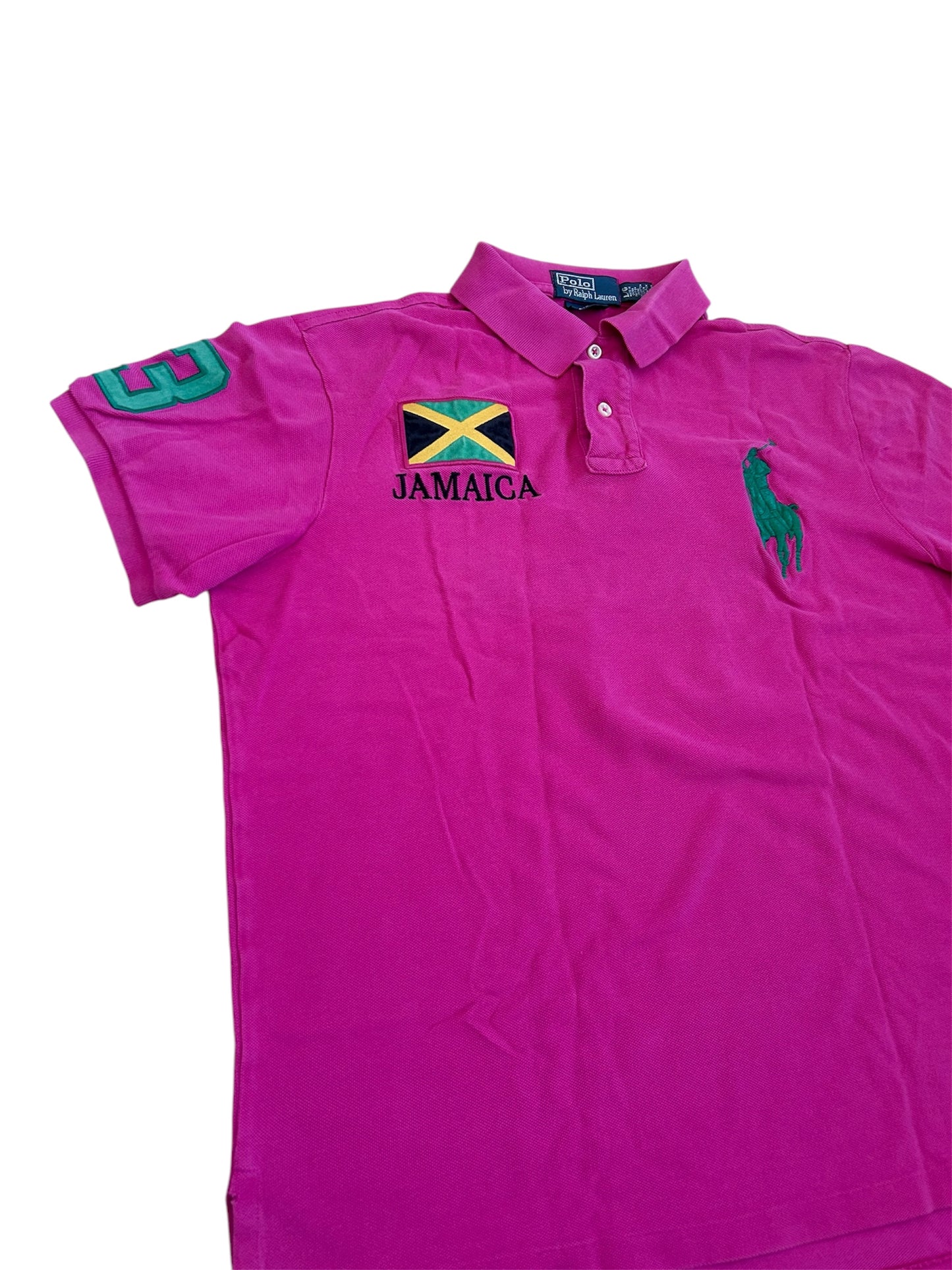 Polo Ralph Lauren Big pony "JAMAICA" Flag Polo