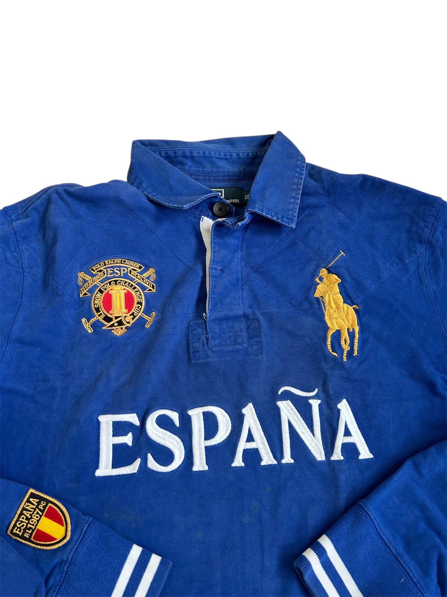 Polo Ralph Lauren Big Pony "ESPANA" Country Polo de manga larga