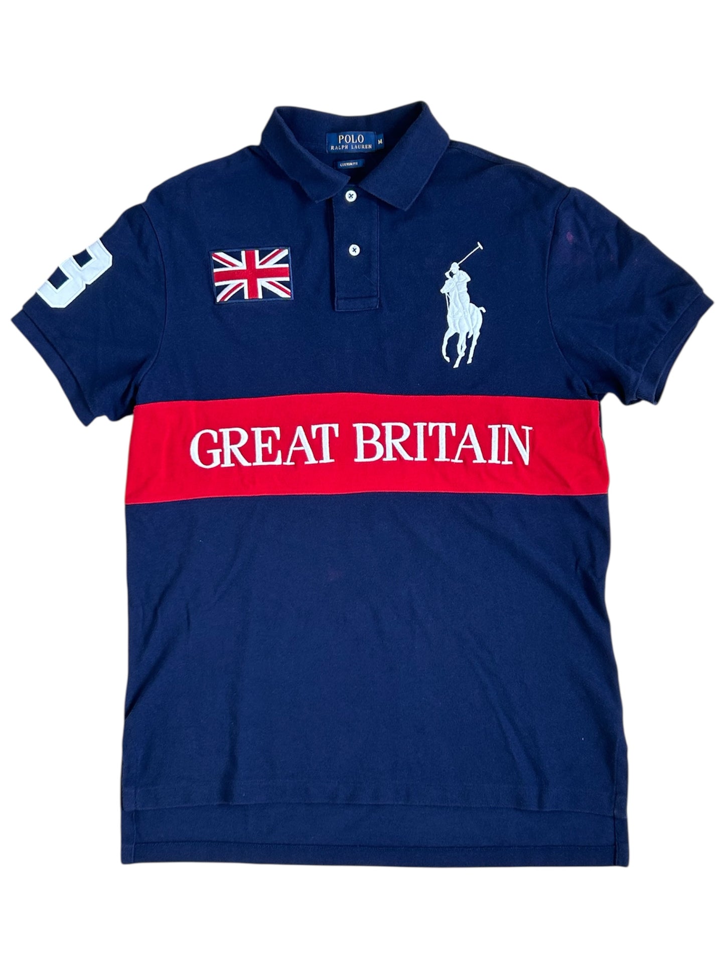 Polo Ralph Lauren Big Pony "GREAT BRITAIN" Country Polo