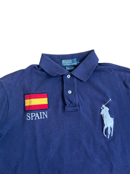 Polo Ralph Lauren Big Pony avec drapeau « Espagne »