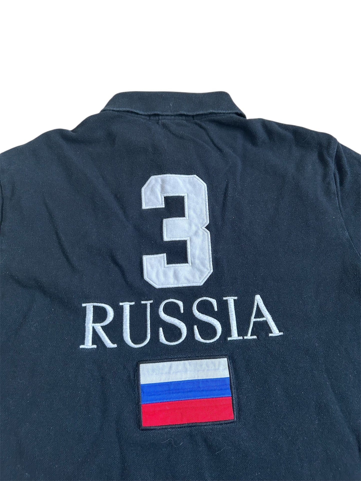 Polo Ralph Lauren Big Pony avec drapeau « Russie »