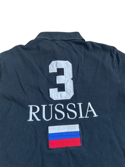 Polo Ralph Lauren Big Pony avec drapeau « Russie »