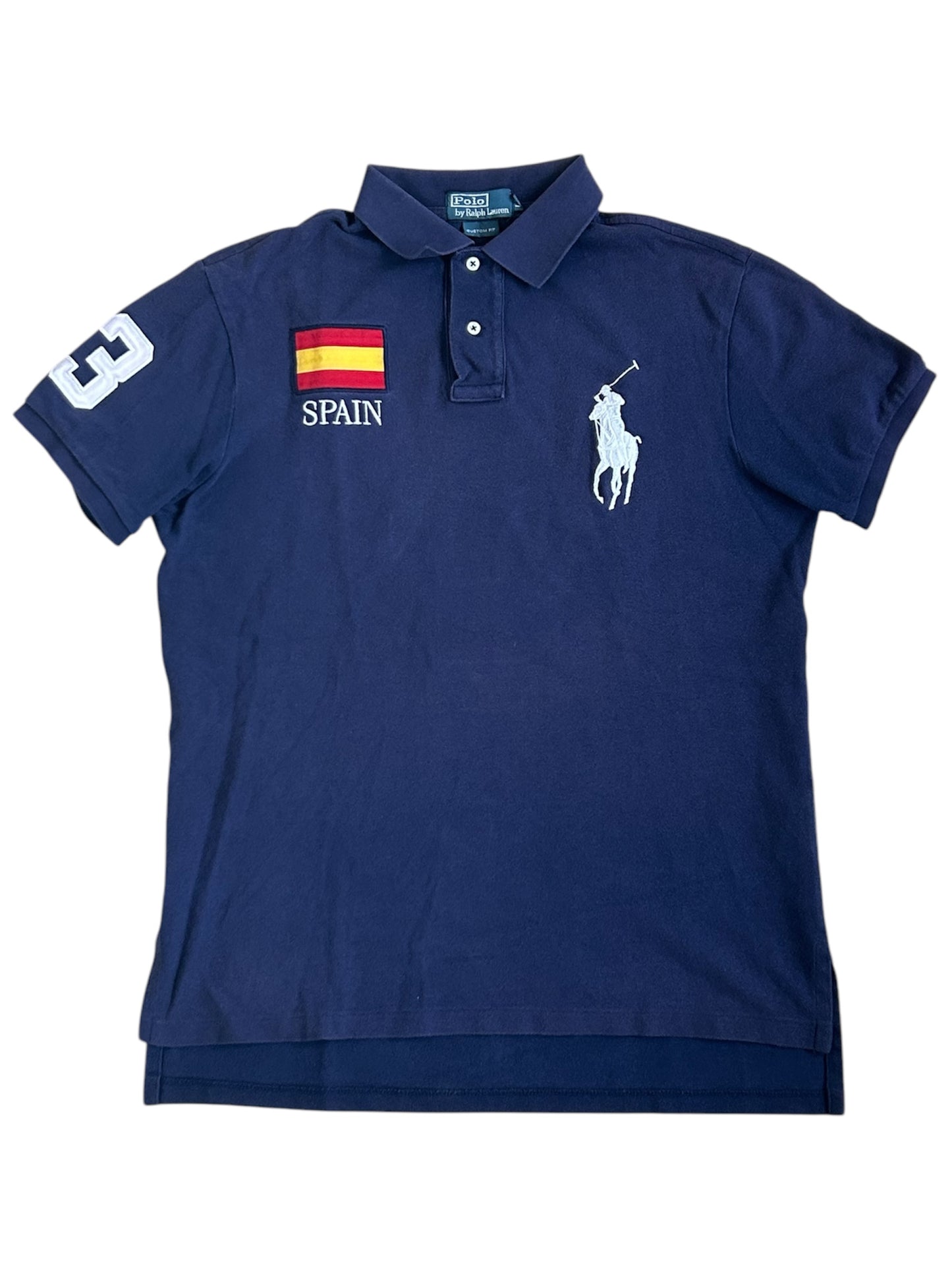 Polo Ralph Lauren Big Pony avec drapeau « Espagne »