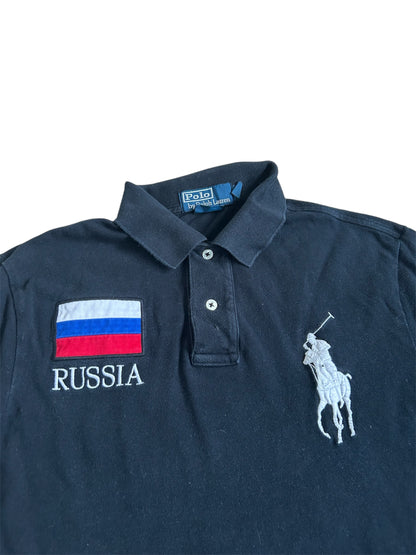 Polo Ralph Lauren Big Pony avec drapeau « Russie »