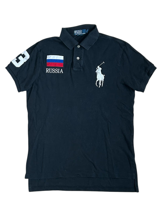 Polo Ralph Lauren Big Pony avec drapeau « Russie »