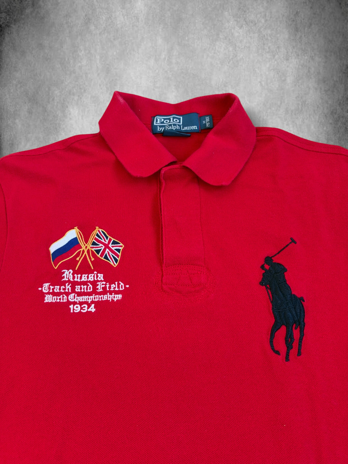 Polo Ralph Lauren Big Pony "RUSSIA" Track & Field Polo