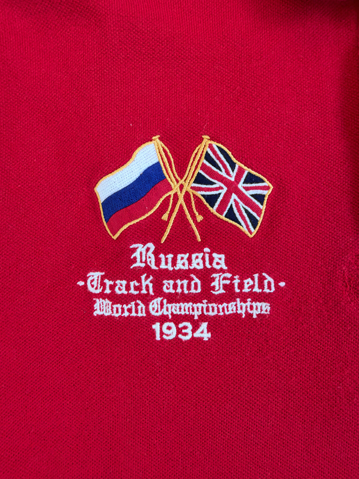 Polo Ralph Lauren Big Pony "RUSSIA" Track & Field Polo