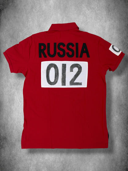 Polo Ralph Lauren Big Pony "RUSSIA" Track & Field Polo