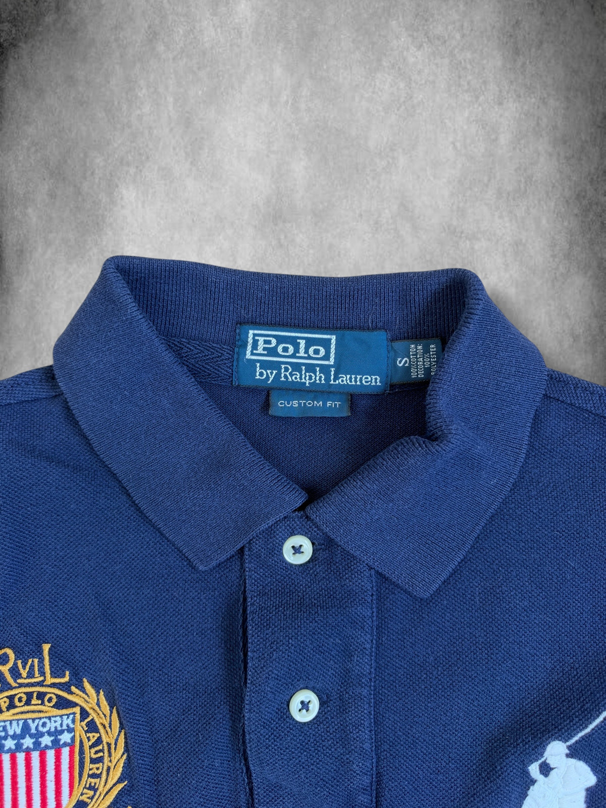 Polo Ralph Lauren Big Pony "NEW YORK" City Longsleeve Polo