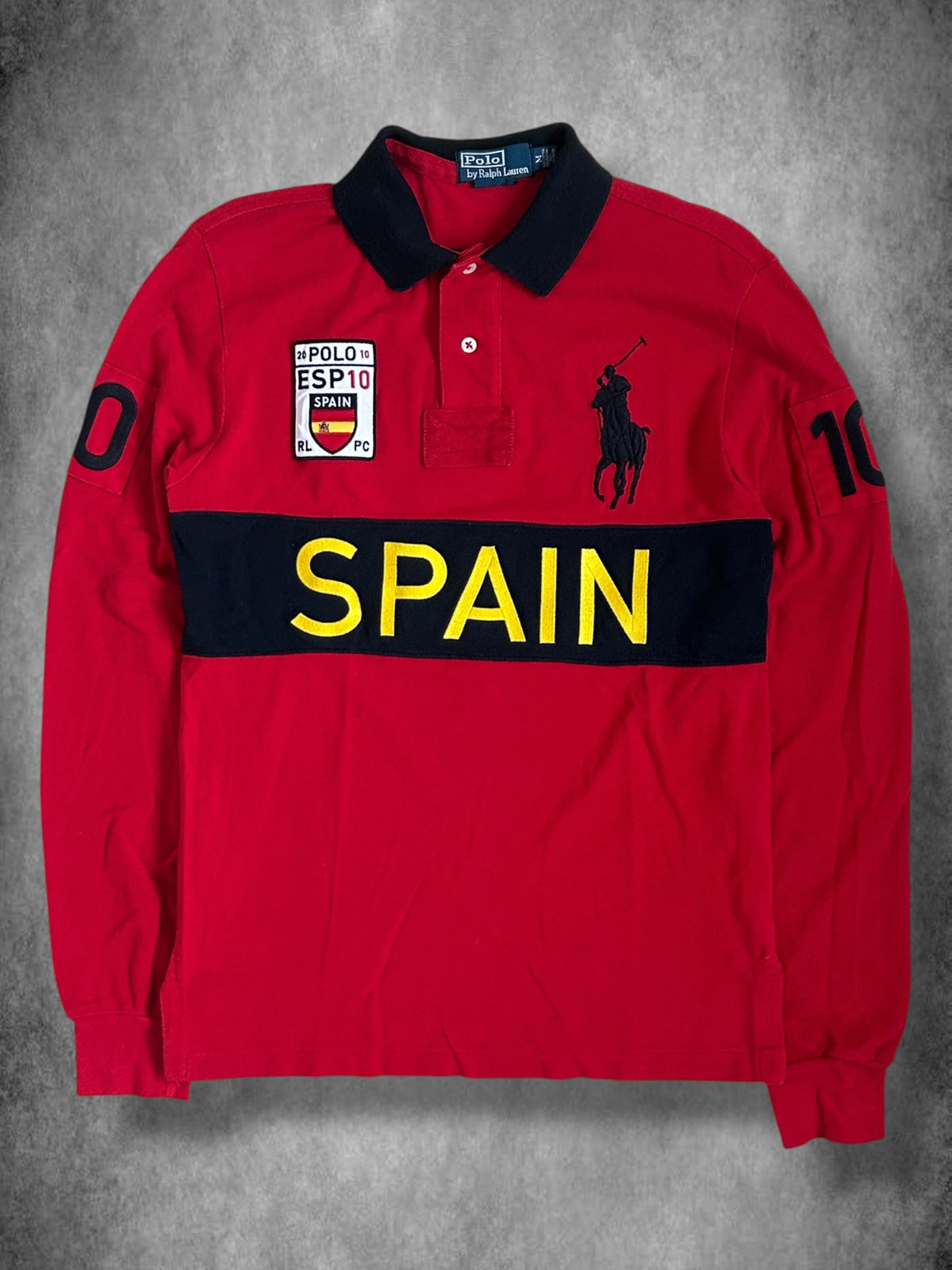 Polo Ralph Lauren Big Pony "SPAIN" Country Longsleeve Polo